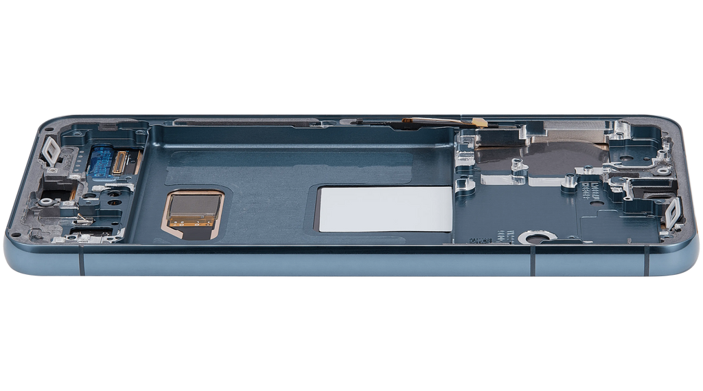 OLED-Display mit Rahmen für Samsung Galaxy S22 5G (US & International) (Aftermarket Plus) (Grün)