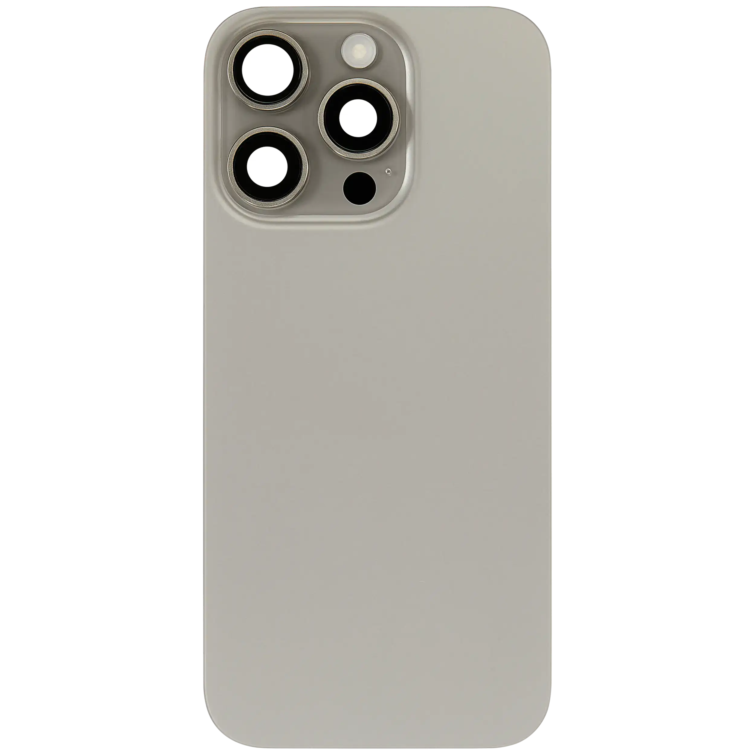 Backcover mit MagSafe Magnet & NFC & Blitz-Flexkabel für iPhone 16 Pro (gebrauchter OEM-Ausbau, Qualität C) (Natural Titanium)