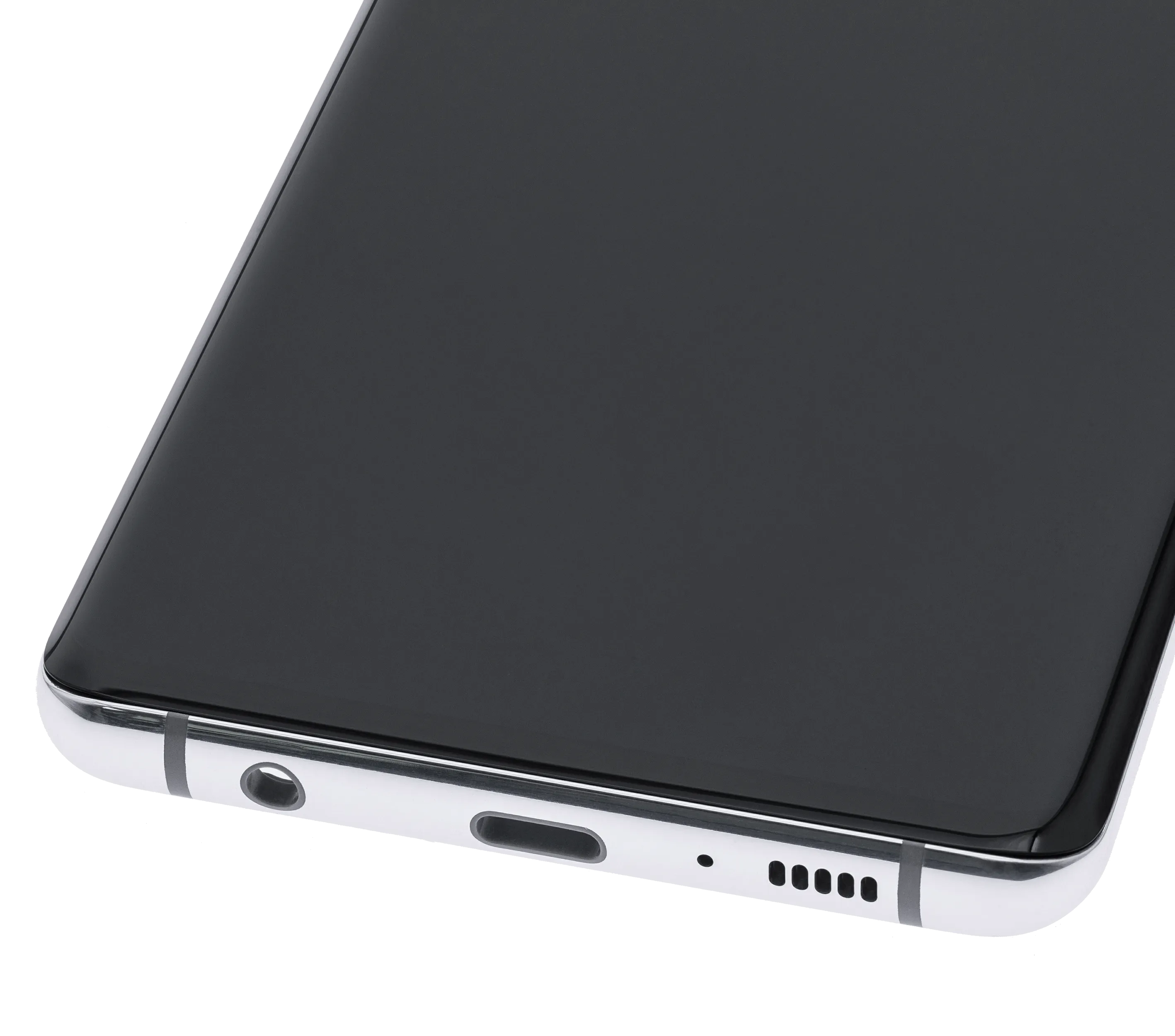 OLED-Display mit Rahmen für Samsung Galaxy S10 Plus (Aftermarket Plus) (Prism White)