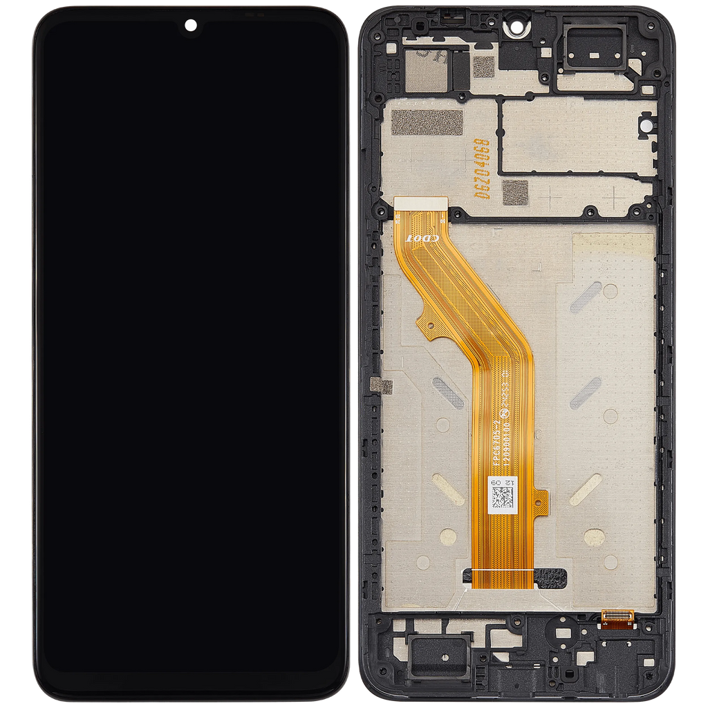 LCD-Display mit Rahmen für TCL 40 SE (T610K) (Refurbished) (Alle Farben)