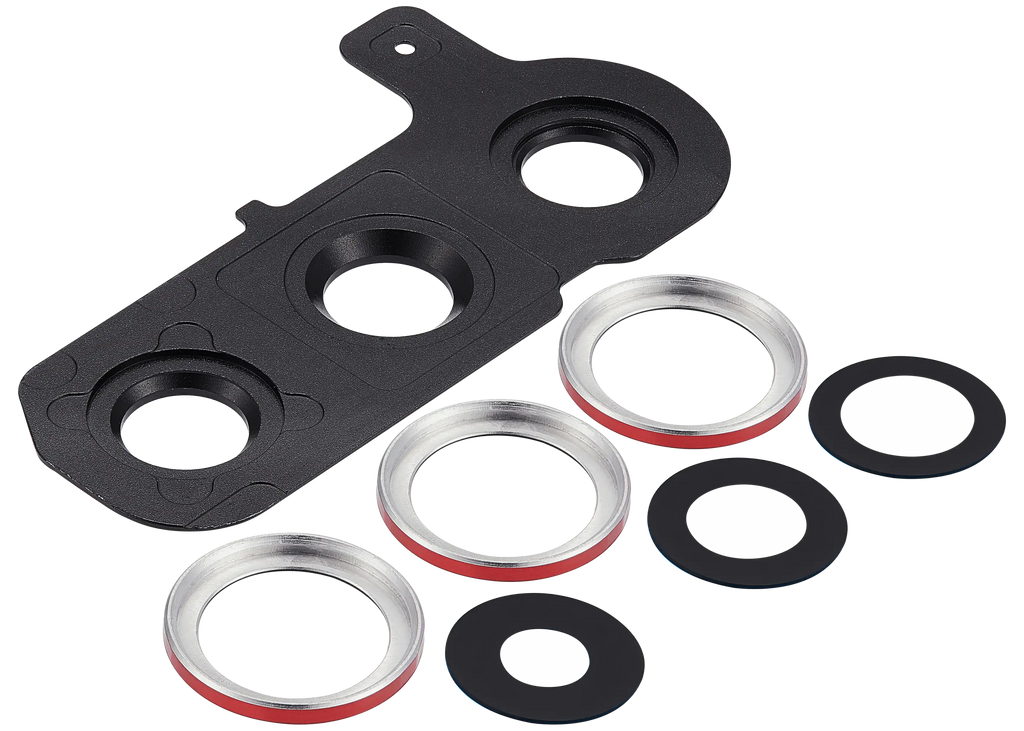 Kameralinse hinten mit Cover Bezel Ring für Samsung Galaxy S25 Plus (S936) (Premium) (Coral Rot)