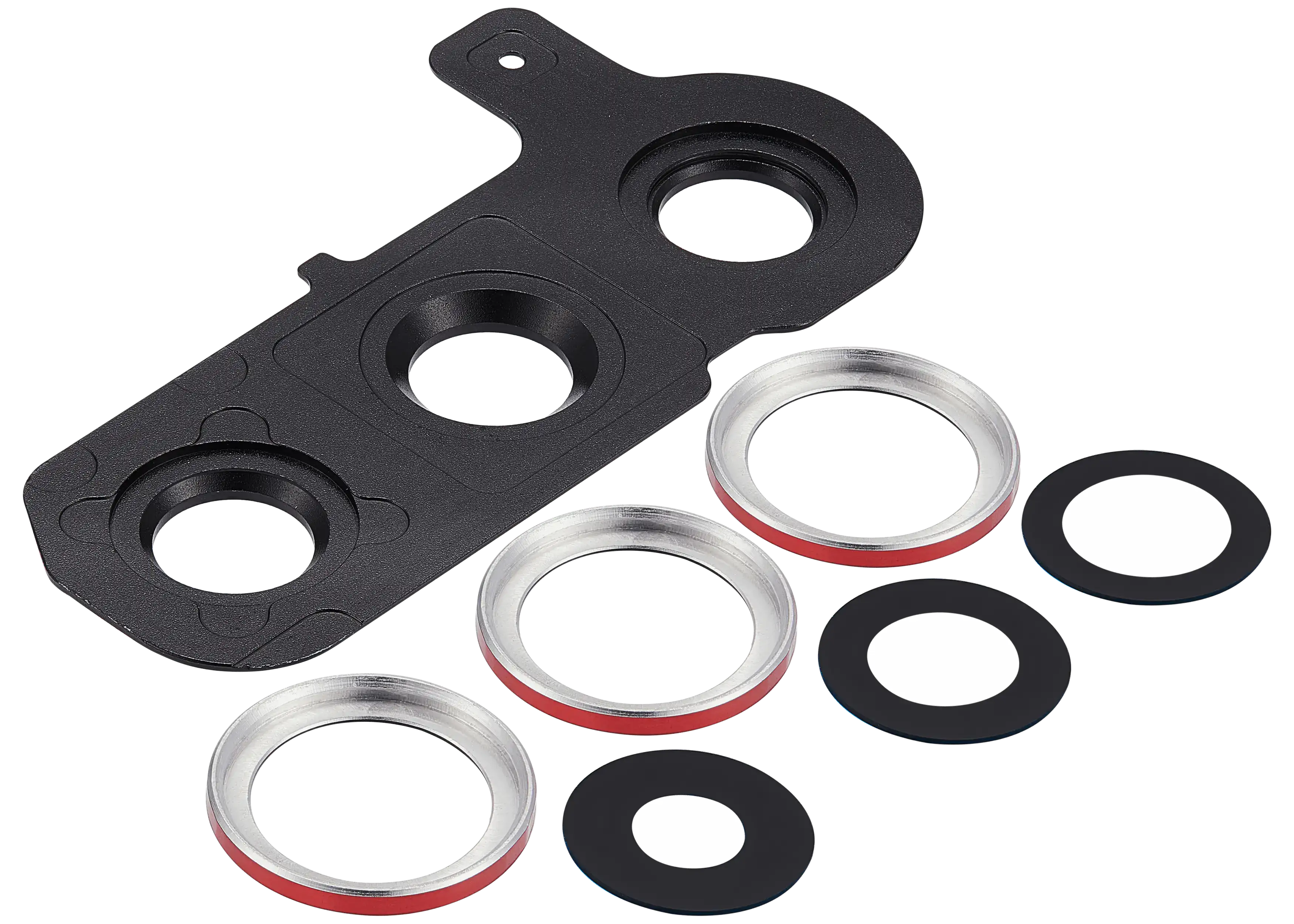 Kameralinse hinten mit Cover Bezel Ring für Samsung Galaxy S25 Plus (S936) (Premium) (Coral Rot)