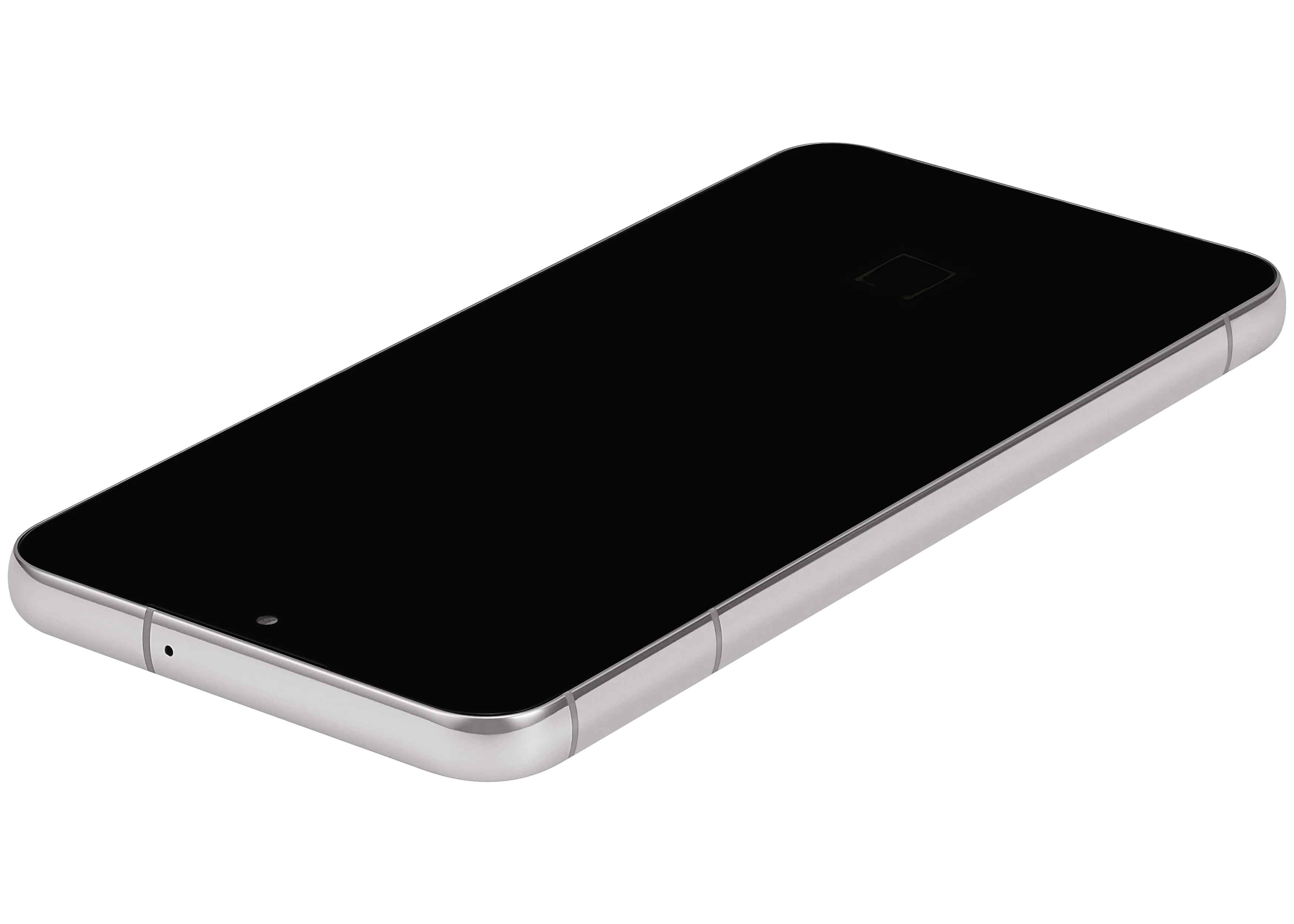 OLED-Display mit Rahmen für Samsung Galaxy S22 5G (US & International) (Aftermarket Plus) (Weiß)