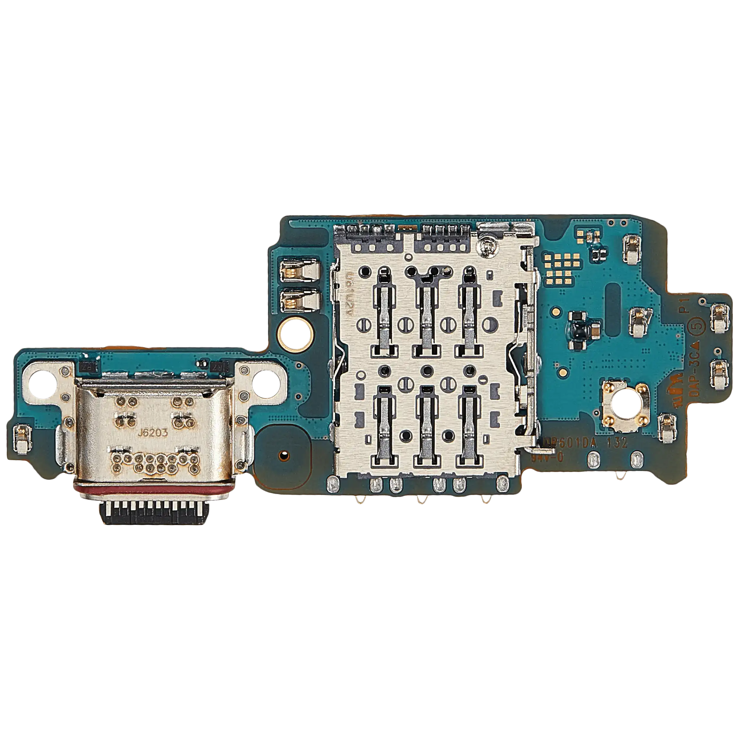 Ladebuchse Board mit Sim Card Reader für Samsung Galaxy S26 Ultra (S948O) (Dual Card Version) (Premium)