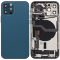 Backcover/Rahmen mit Ladebuchse Flex & Small Parts für iPhone 12 Pro (EU / Global Version) (gebrauchter OEM-Ausbau, Qualität A) (Pacific Blau)