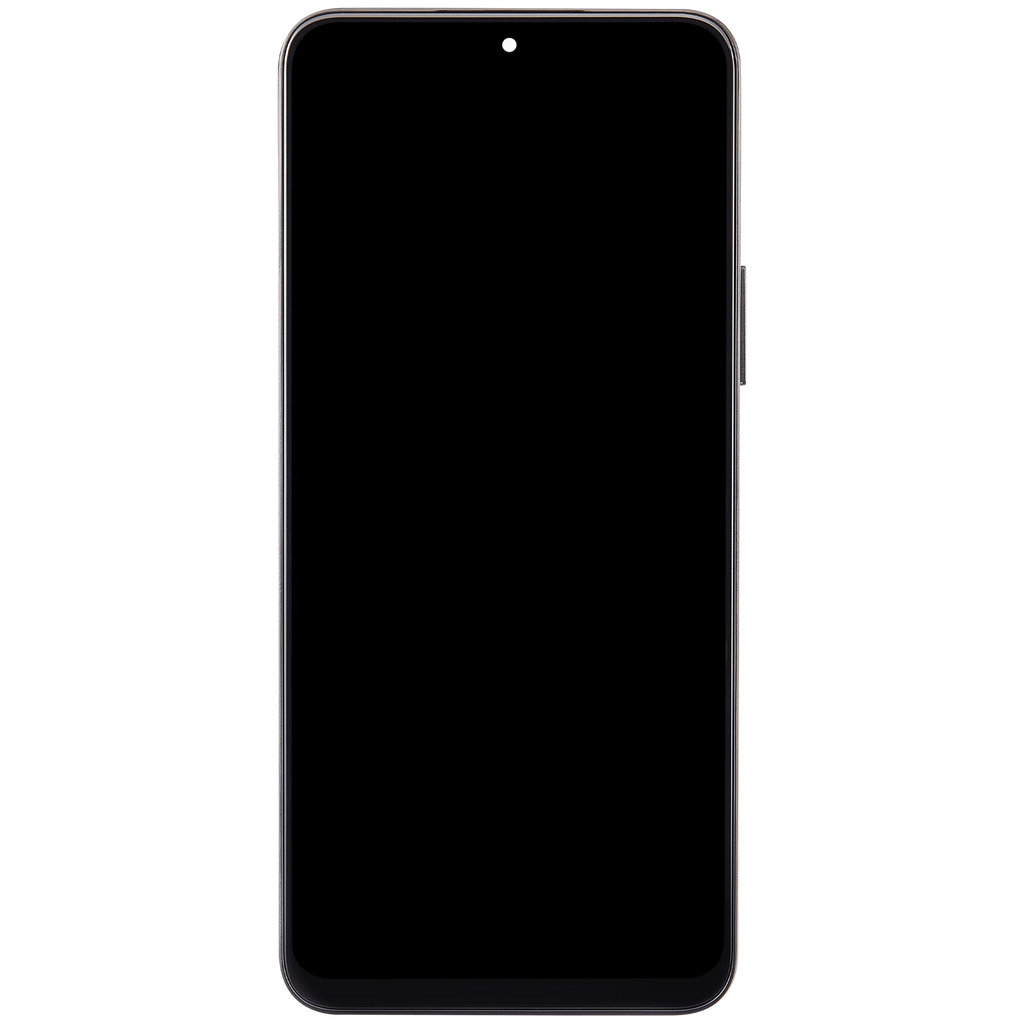 LCD-Display mit Rahmen für Honor X8A / X50i / 90 Lite (Aftermarket Plus) (Midnight Schwarz)