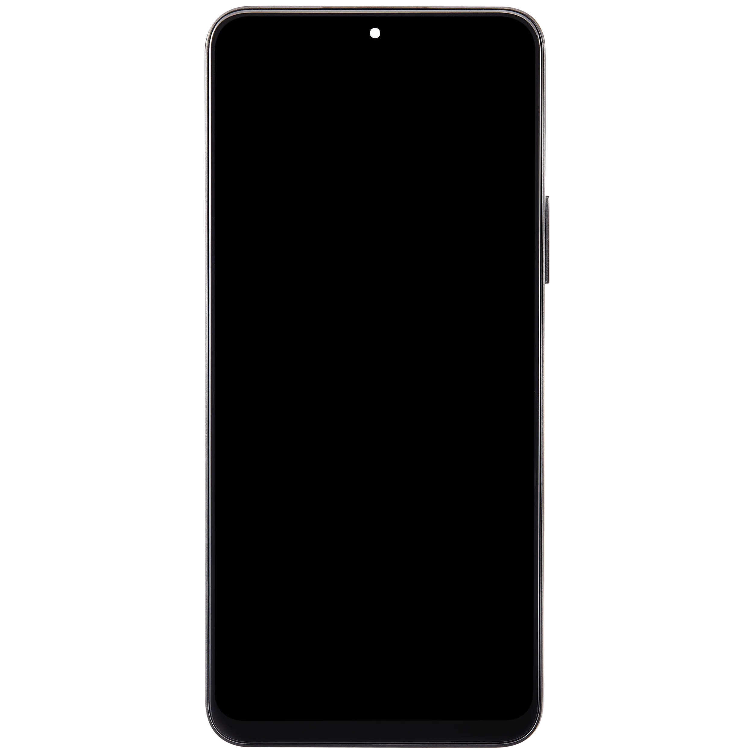 LCD-Display mit Rahmen für Honor X8A / X50i / 90 Lite (Aftermarket Plus) (Midnight Schwarz)