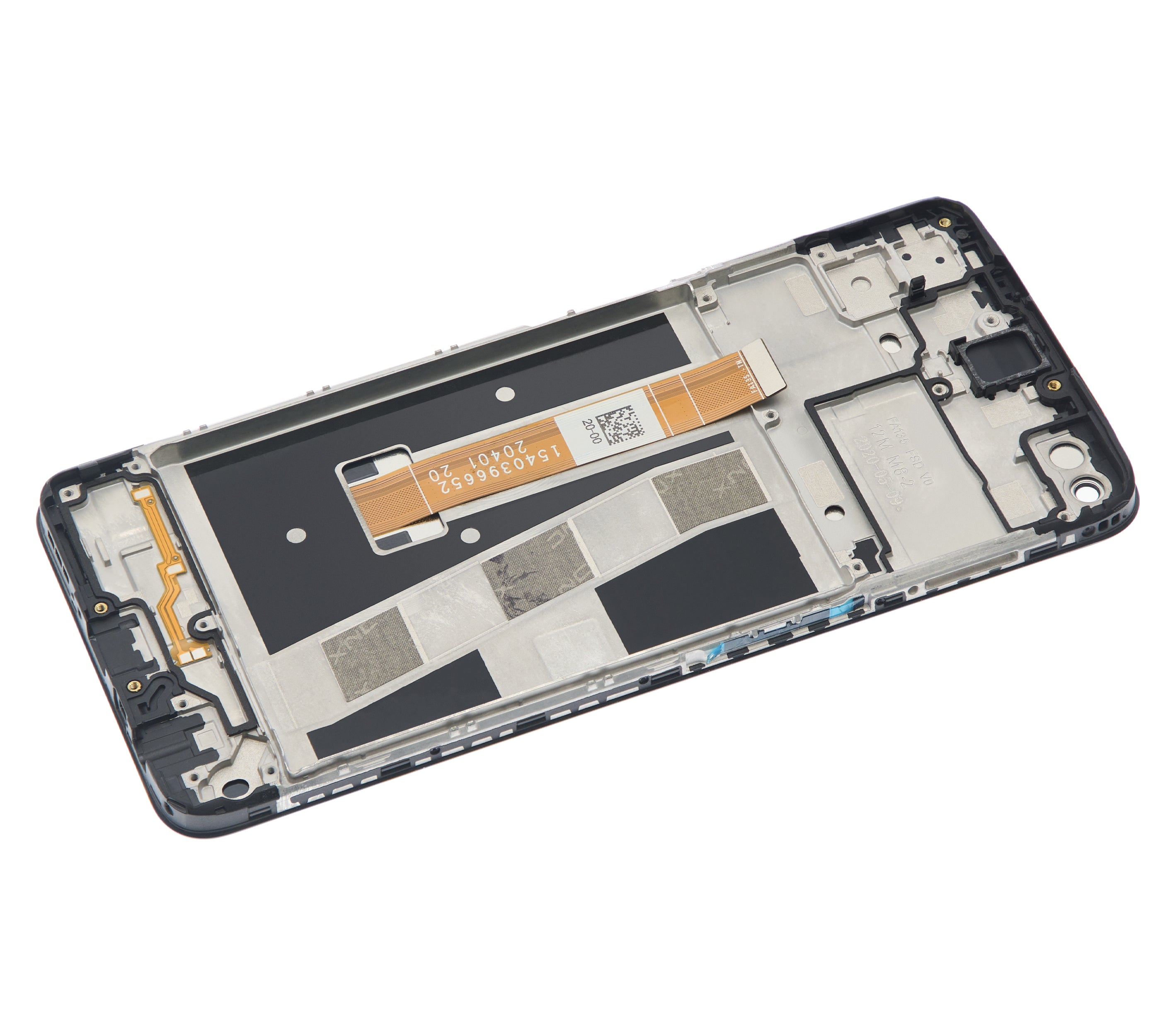 LCD-Komplettbaugruppe mit Rahmen für OPPO A92 (Refurbished) (Alle Farben)