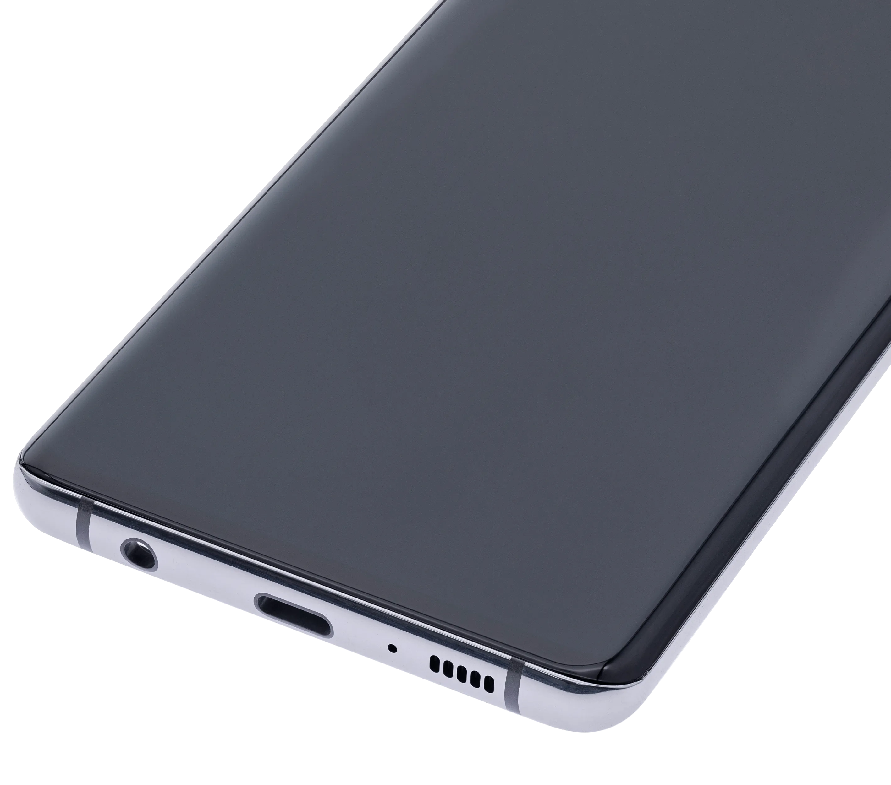 OLED-Display mit Rahmen für Samsung Galaxy S10 Plus (Aftermarket Plus) (Prism / Ceramic Black)