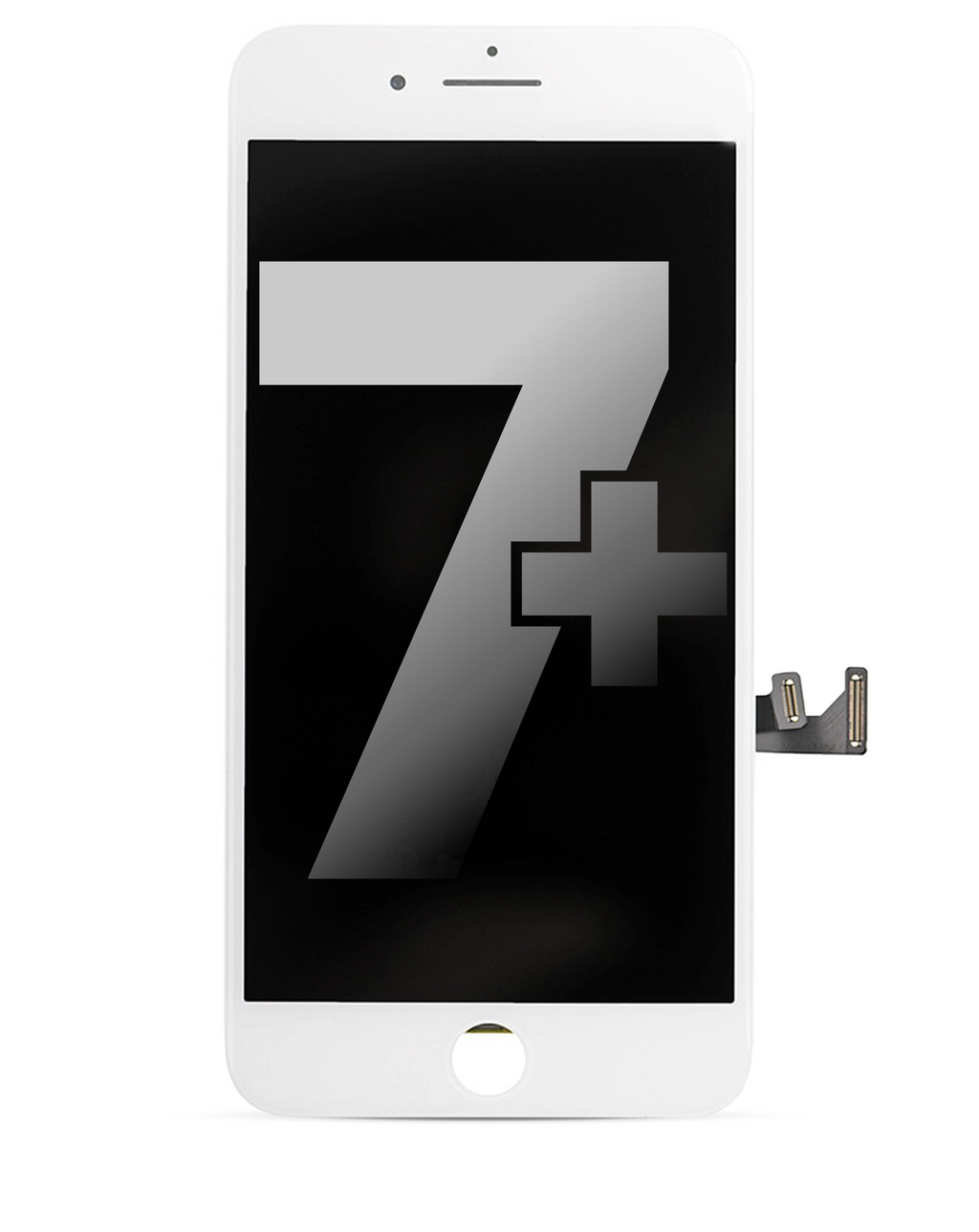 LCD-Display für iPhone 7 Plus (gebrauchter OEM-Ausbau, Qualität A) (Weiß)