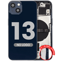 Back Cover/Frame with Small Parts for iPhone 13 (EU / Global Version) (Aftermarket Plus) (Midnight)