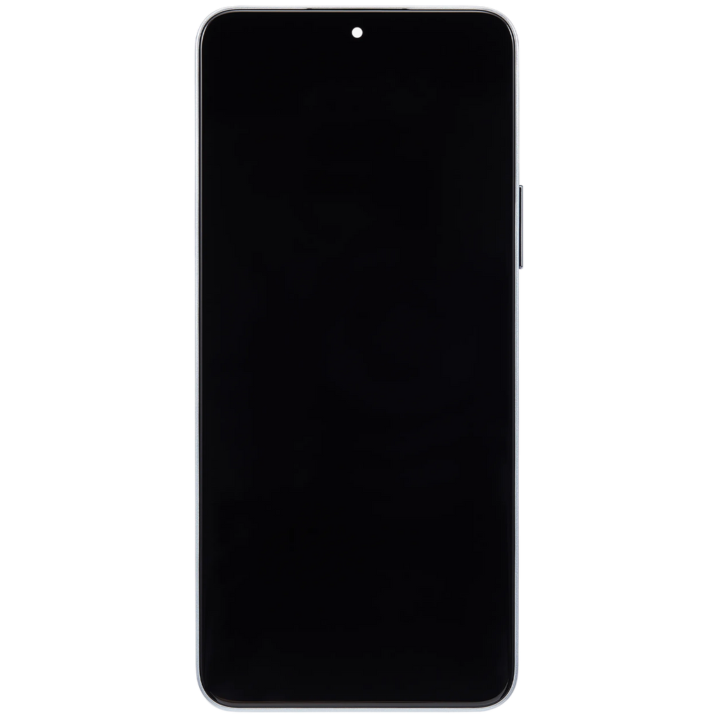 LCD-Display mit Rahmen für Honor X8A / X50i / 90 Lite (Refurbished) (Titanium Silber)