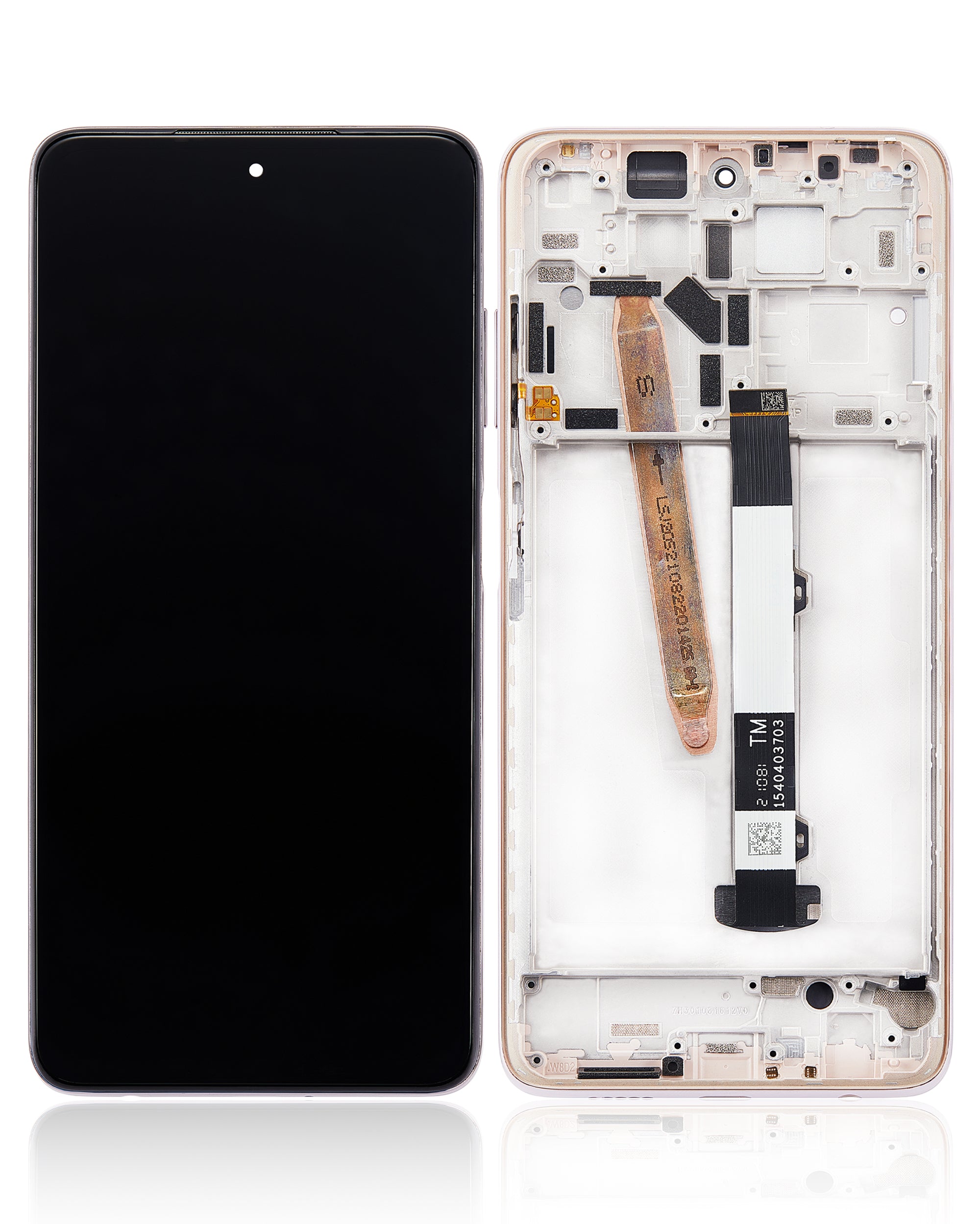 LCD-Display mit Rahmen für Xiaomi Redmi Poco X3 Pro (Refurbished) (Metal Bronze)