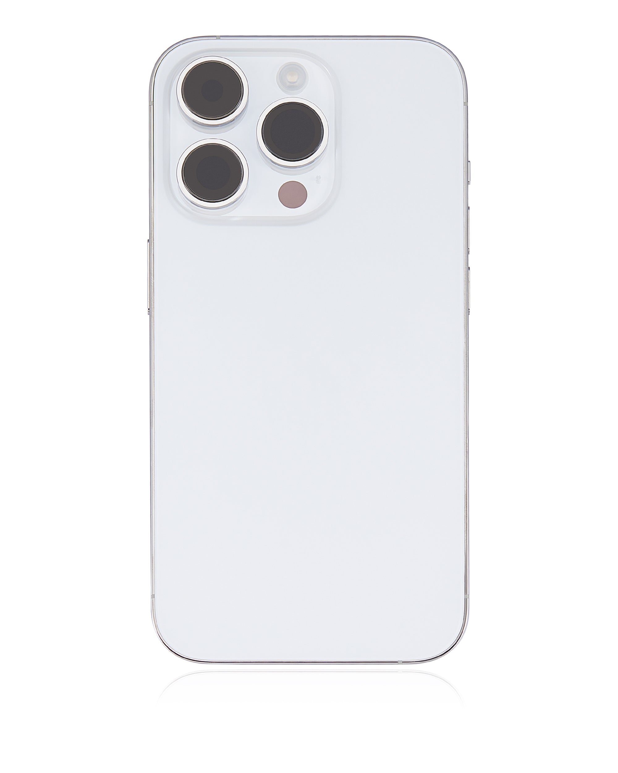 Backcover/Rahmen mit Small Parts für iPhone 14 Pro (US-Version) (gebrauchter OEM-Ausbau, Qualität A) (Silber)