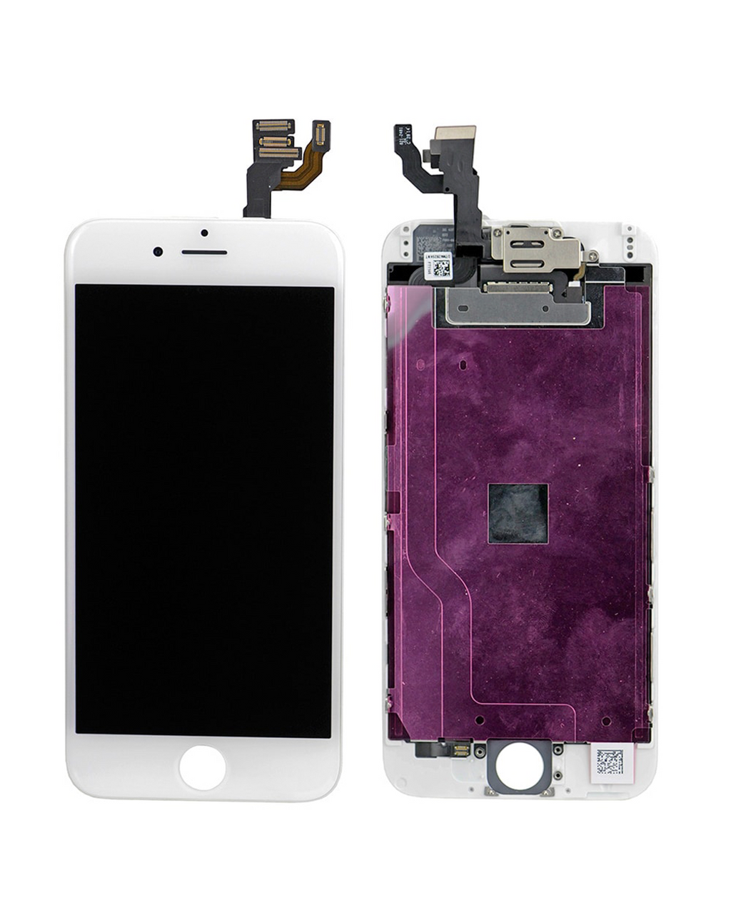 Complete LCD-Display für iPhone 6 (mit Front Camera: Prox Sensor & Ear Speaker) (Aftermarket Plus Quality: XO6) (Weiß)