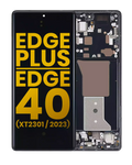 OLED-Display mit Rahmen für Motorola Edge Plus/40 Pro OEM Schwarz