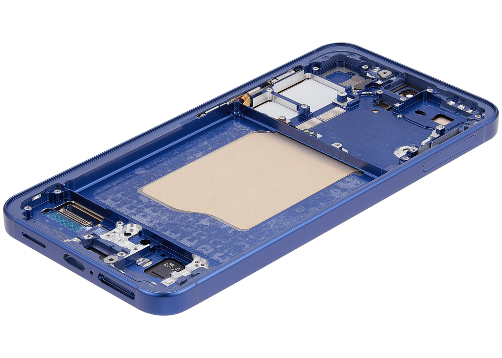 OLED-Display mit Rahmen für Samsung Galaxy S25 5G (US & International) (Aftermarket Plus) (Navy)