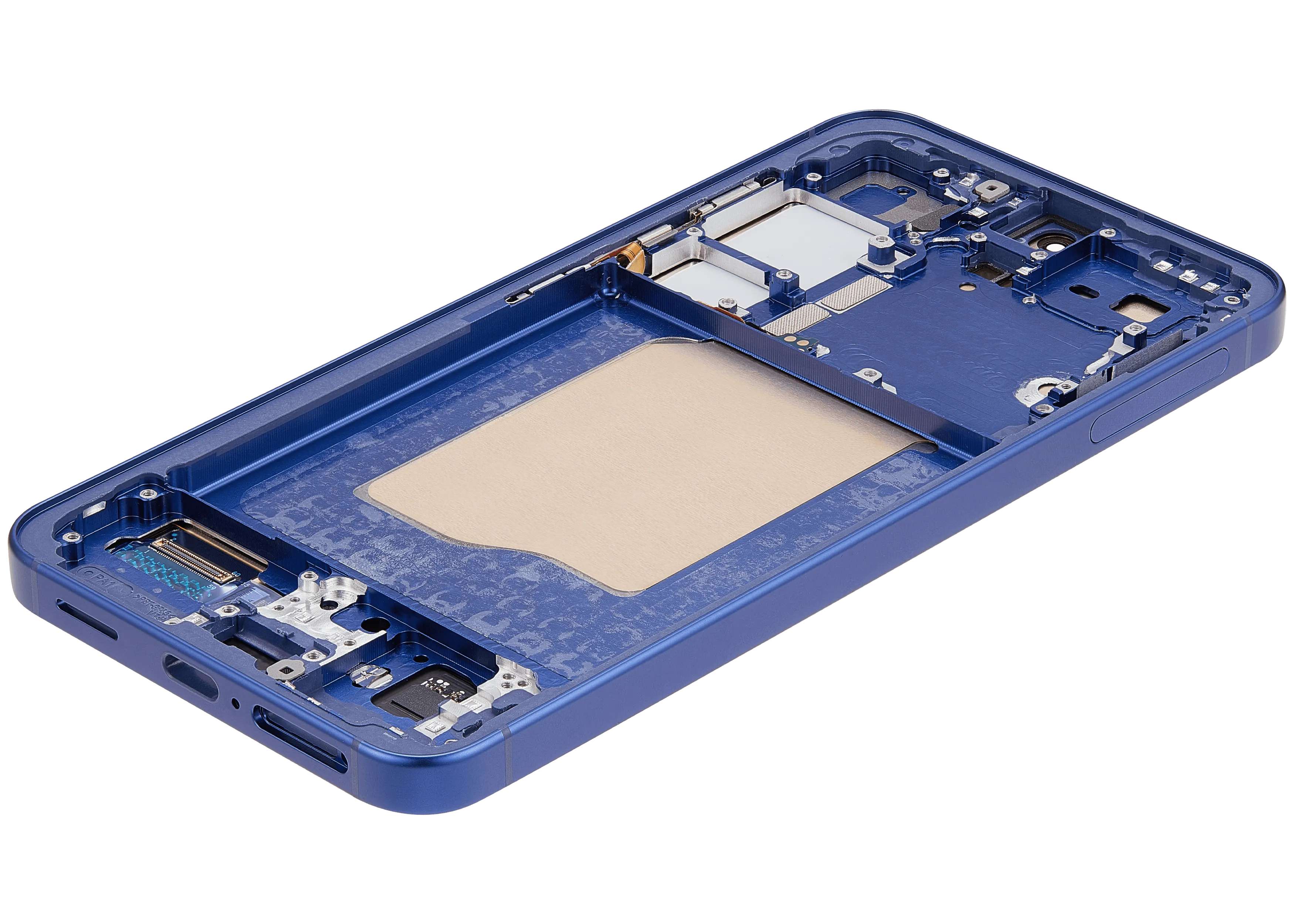 OLED-Display mit Rahmen für Samsung Galaxy S25 5G (US & International) (Aftermarket Plus) (Navy)