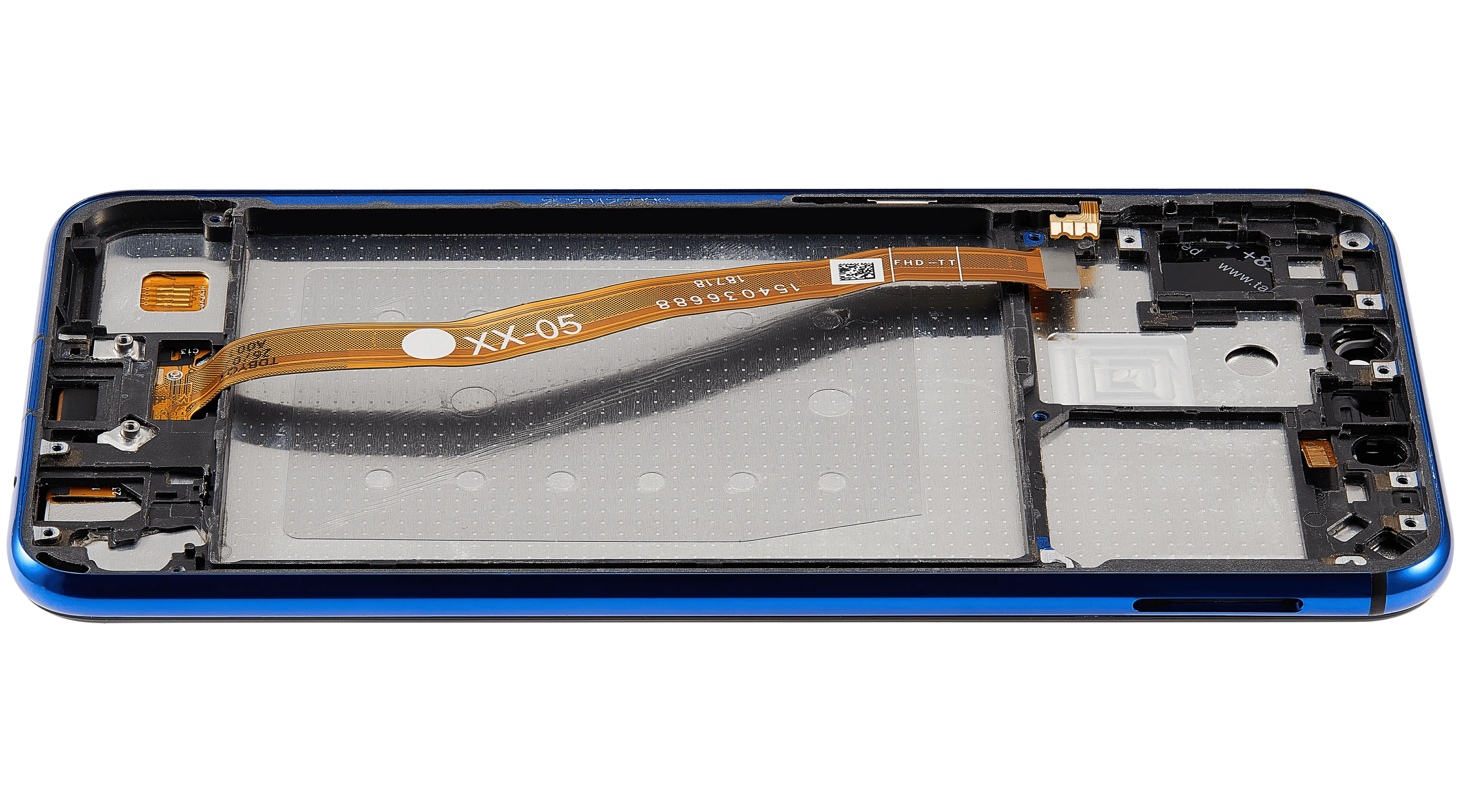 LCD-Display mit Rahmen für Huawei Nova 3i (2018) (Refurbished) (Bluenull)