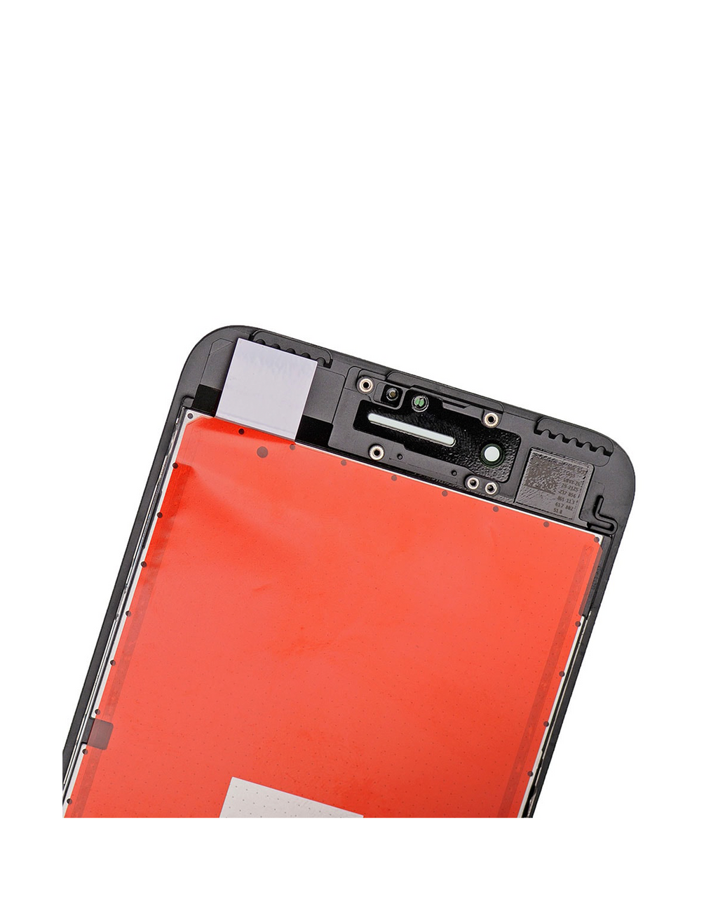 Complete LCD-Display mit Stahlplatte für iPhone 7 Plus (mit Front Camera: Prox Sensor & Ear Speaker) (Aftermarket Plus Quality: XO6) (Schwarz)