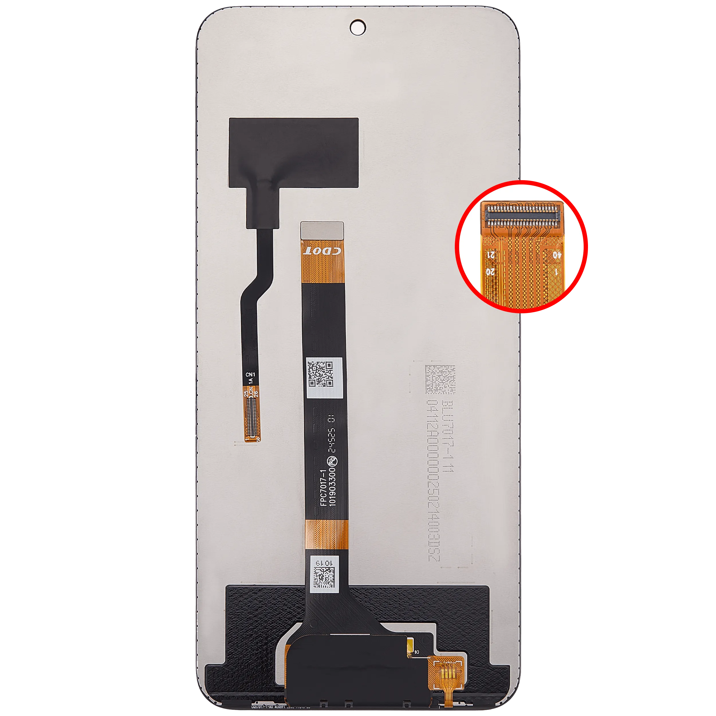 LCD-Display ohne Rahmen für TCL NxtPaper 60 Ultra (T951K / T951P) (Refurbished) (Alle Farben)
