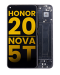 LCD Display with Frame for Huawei Honor 20 / Nova 5T (Refurbished) (Midnight Black)