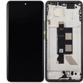 OLED-Display mit Rahmen Compatible für Xiaomi Redmi Note 14 Pro 5G / Poco X7 (Refurbished) (Schwarz)