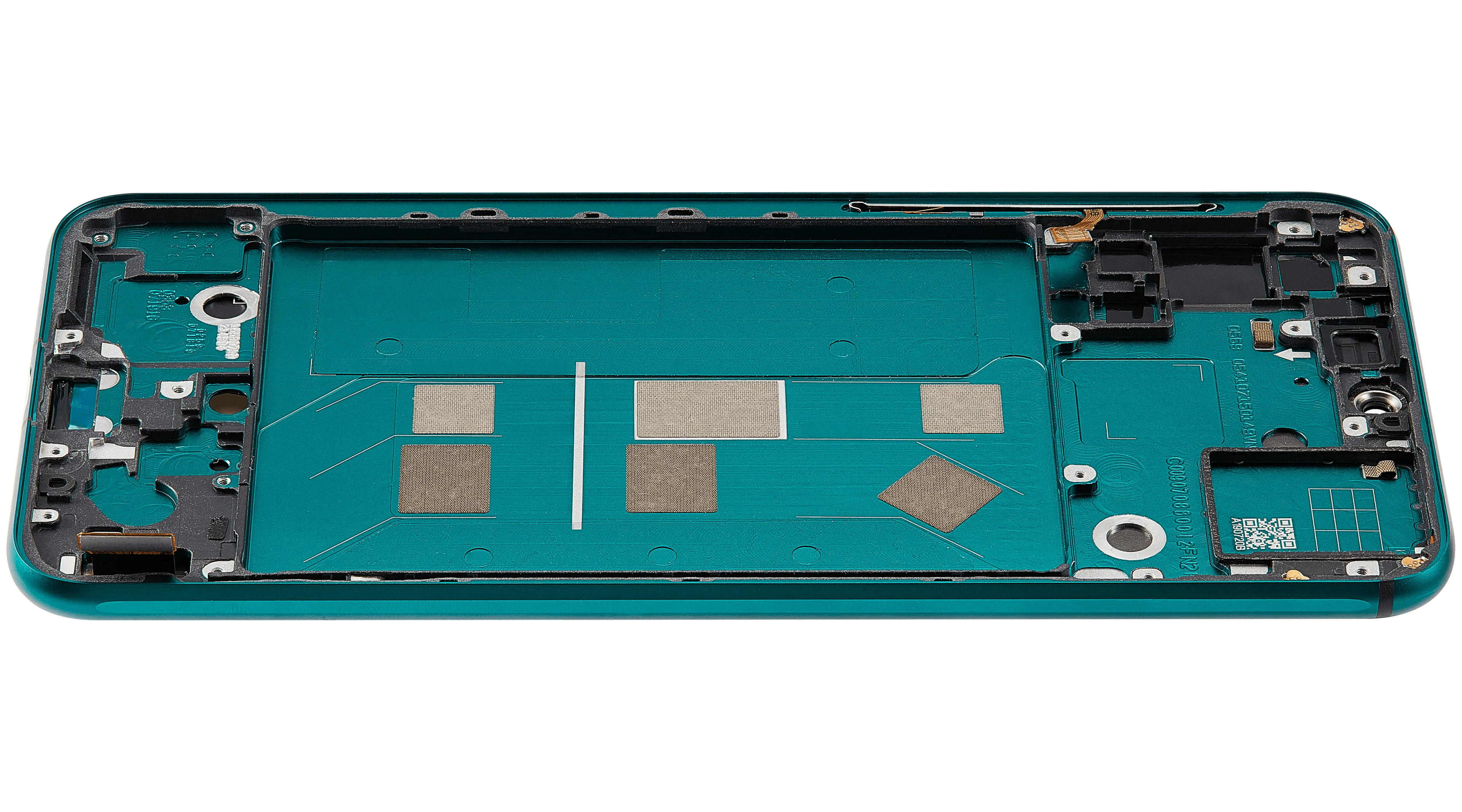 OLED-Display mit Rahmen für Huawei Nova 5 (2019) / Nova 5 Pro (2019) (Refurbished) (Grün)