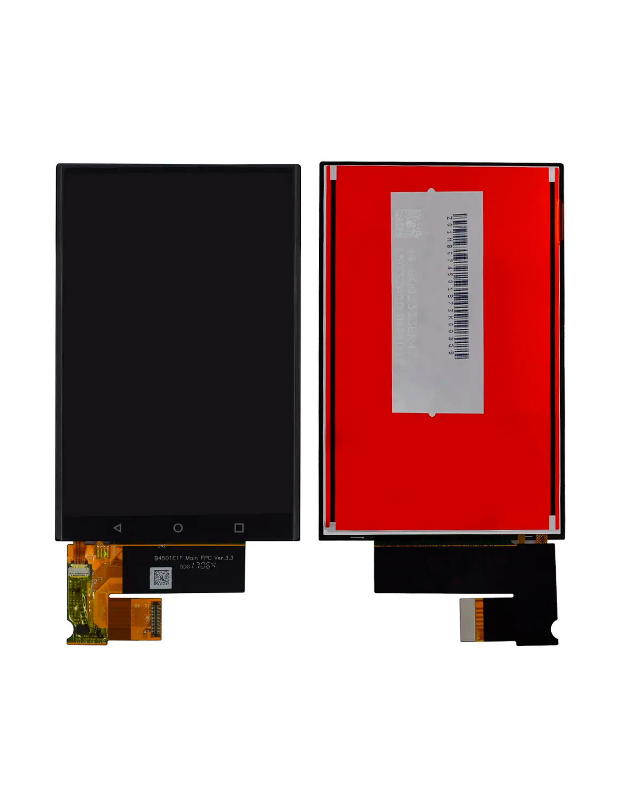 LCD-Display ohne Rahmen für BlackBerry KEYone (Refurbished) (Schwarz)