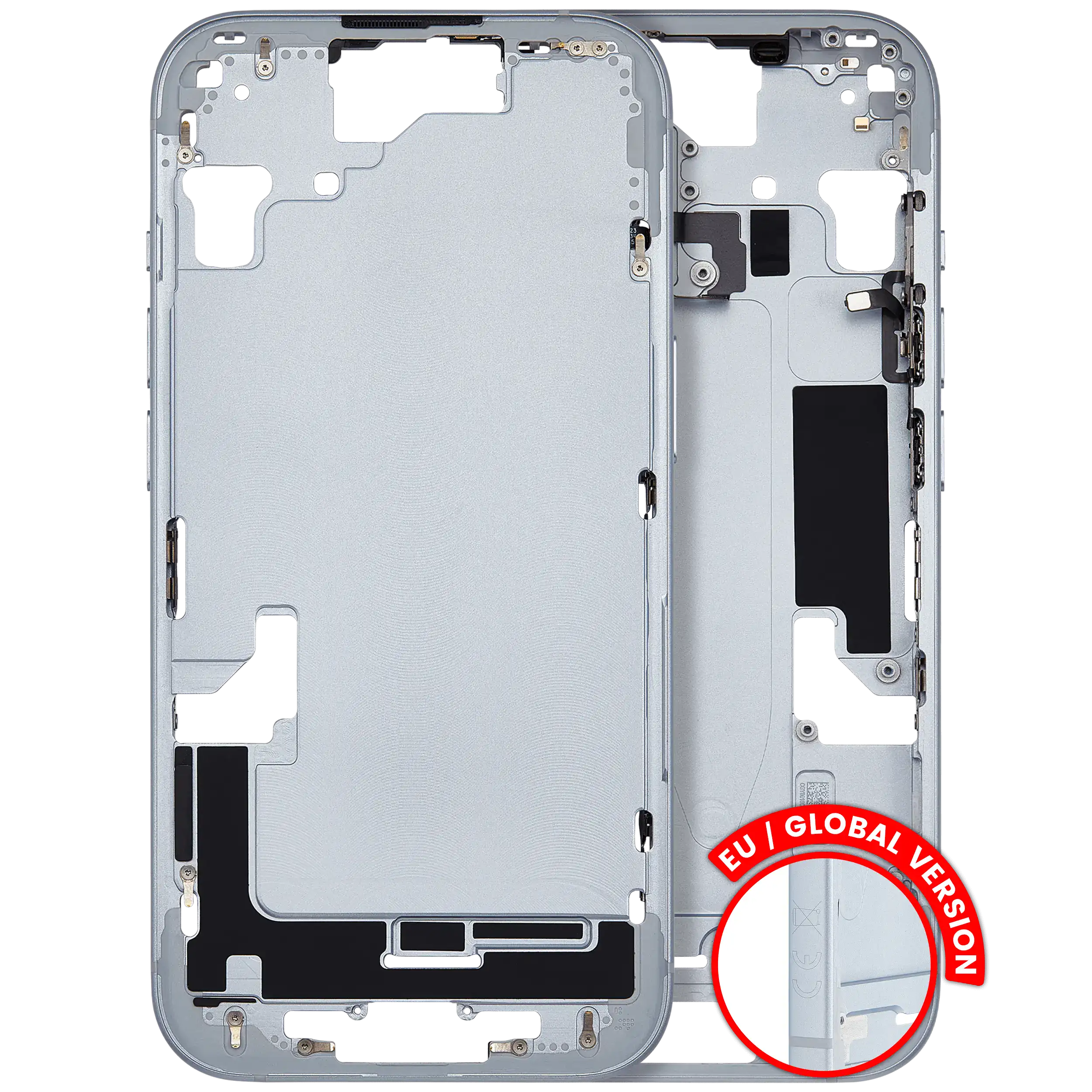 Original Apple-Ausbau B gebraucht – iPhone 15 EU / Global Version Rahmen Blau