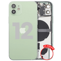 Backcover/Rahmen mit Small Parts für iPhone 12 (US-Version) (gebrauchter OEM-Ausbau, Qualität B) (Grün)