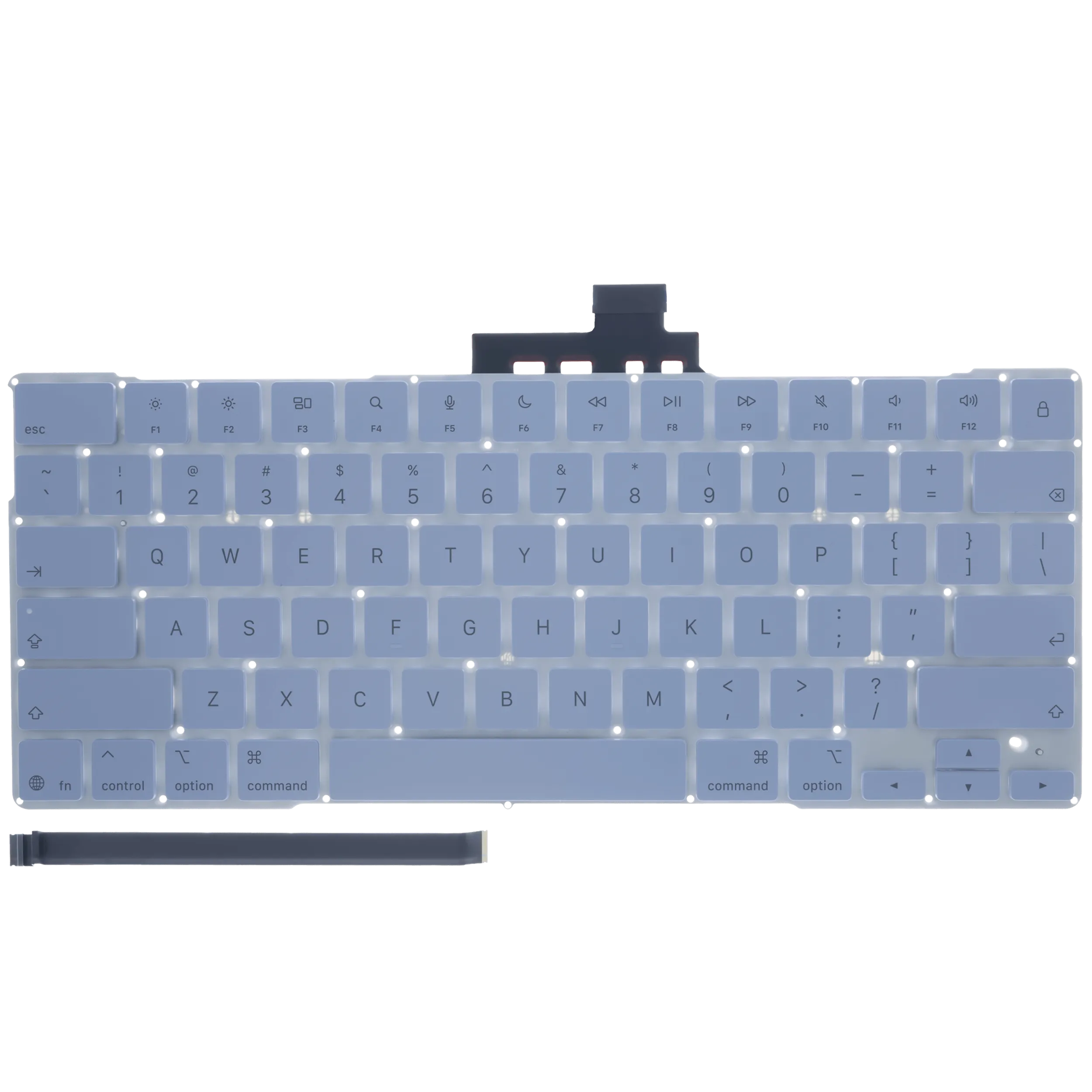 Keyboard (ANSI US) (No Touch ID) für MacBook Neo (2026) (Original OEM) (Indigo)