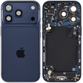 Backcover/Rahmen mit Ladebuchse Flex & Small Parts für iPhone 17 Pro (US-Version) (gebrauchter OEM-Ausbau, Qualität C) (Deep Blue)
