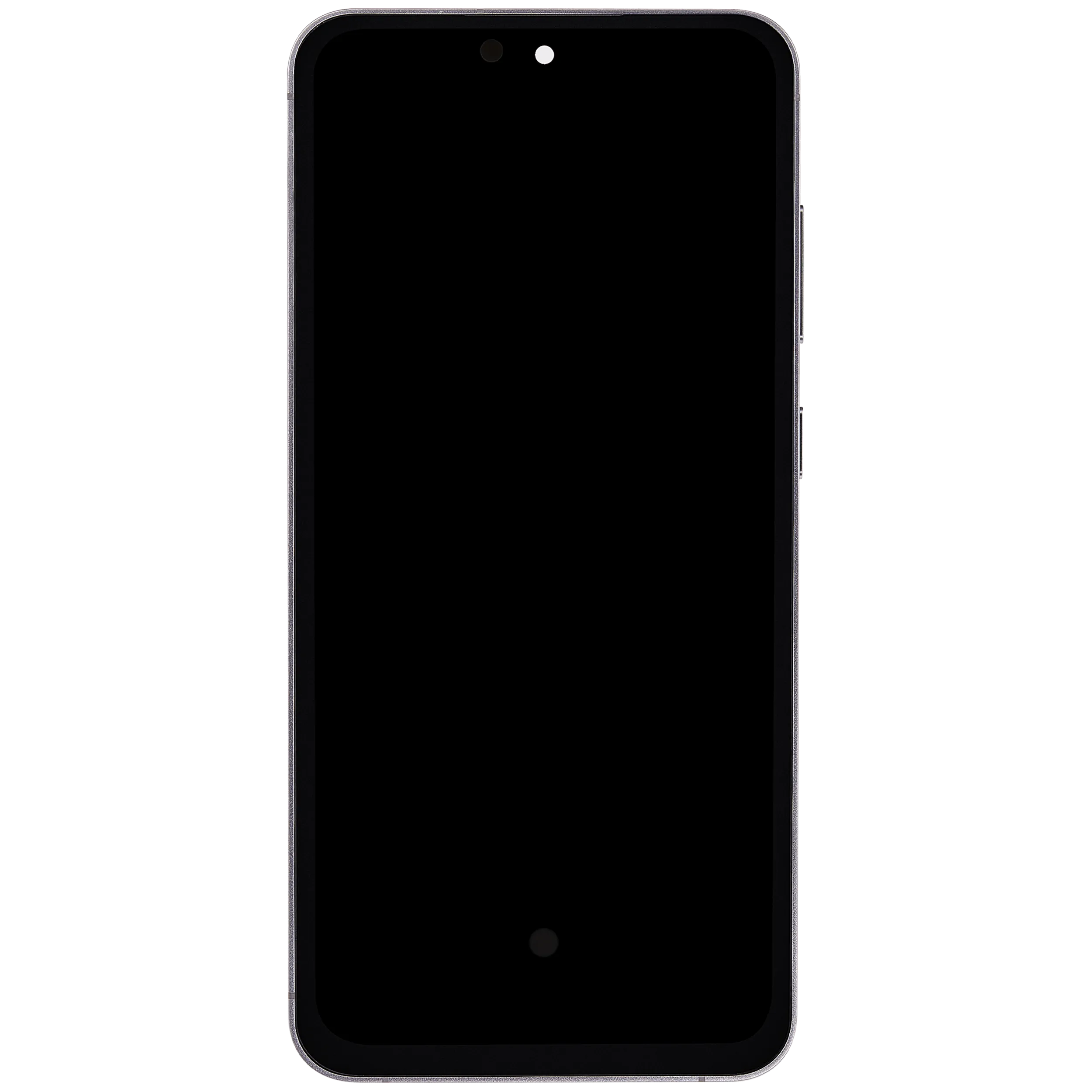 OLED-Display mit Rahmen für Samsung Galaxy S24 FE 5G (US & Internationale Version) (6.62") (Aftermarket Plus) (Grau)