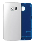Backcover mit Kameralinse für Samsung Galaxy S6 Edge (Service Pack) (Weiß)