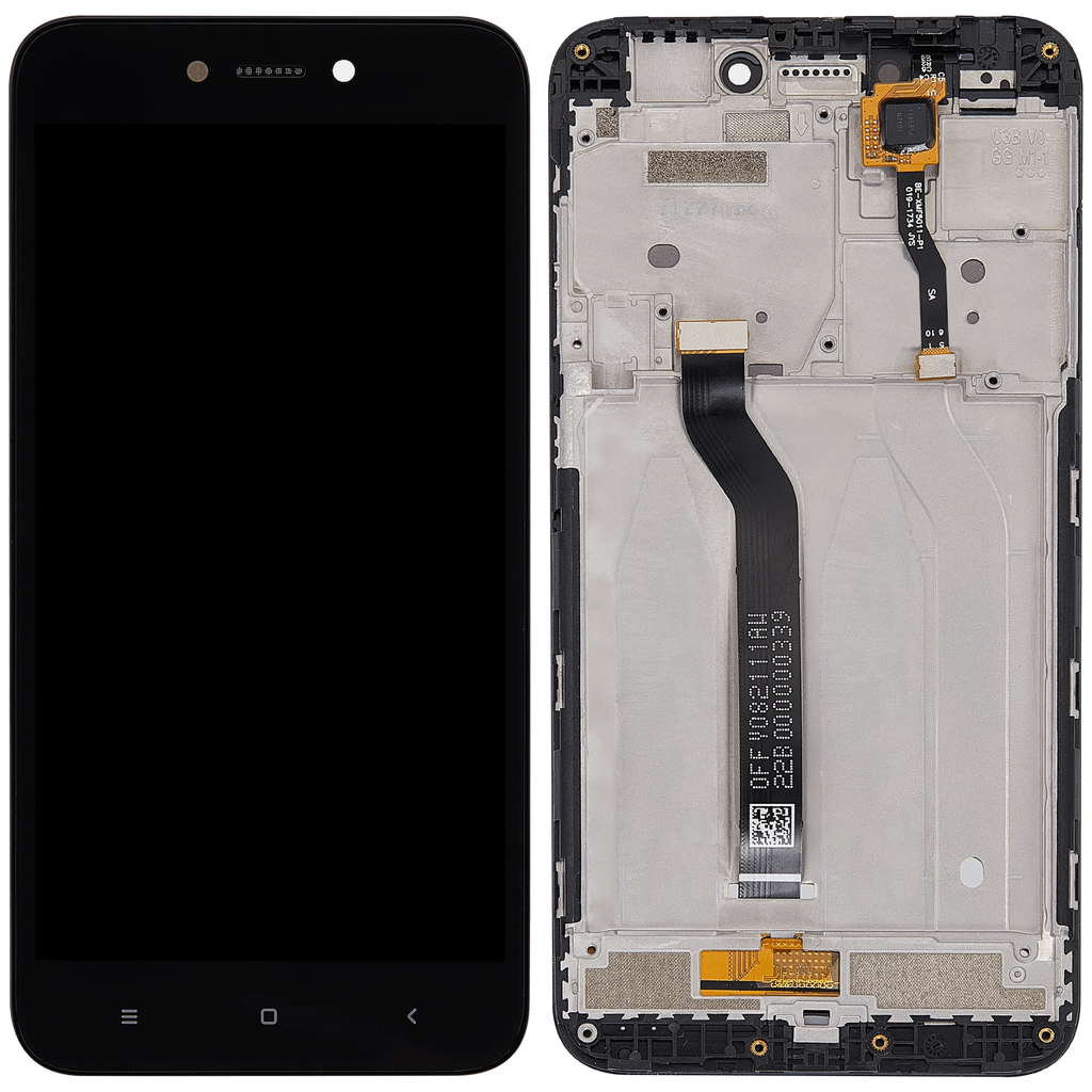 LCD-Display mit Rahmen für Xiaomi Redmi 5A (Aftermarket Plus) (Alle Farben)