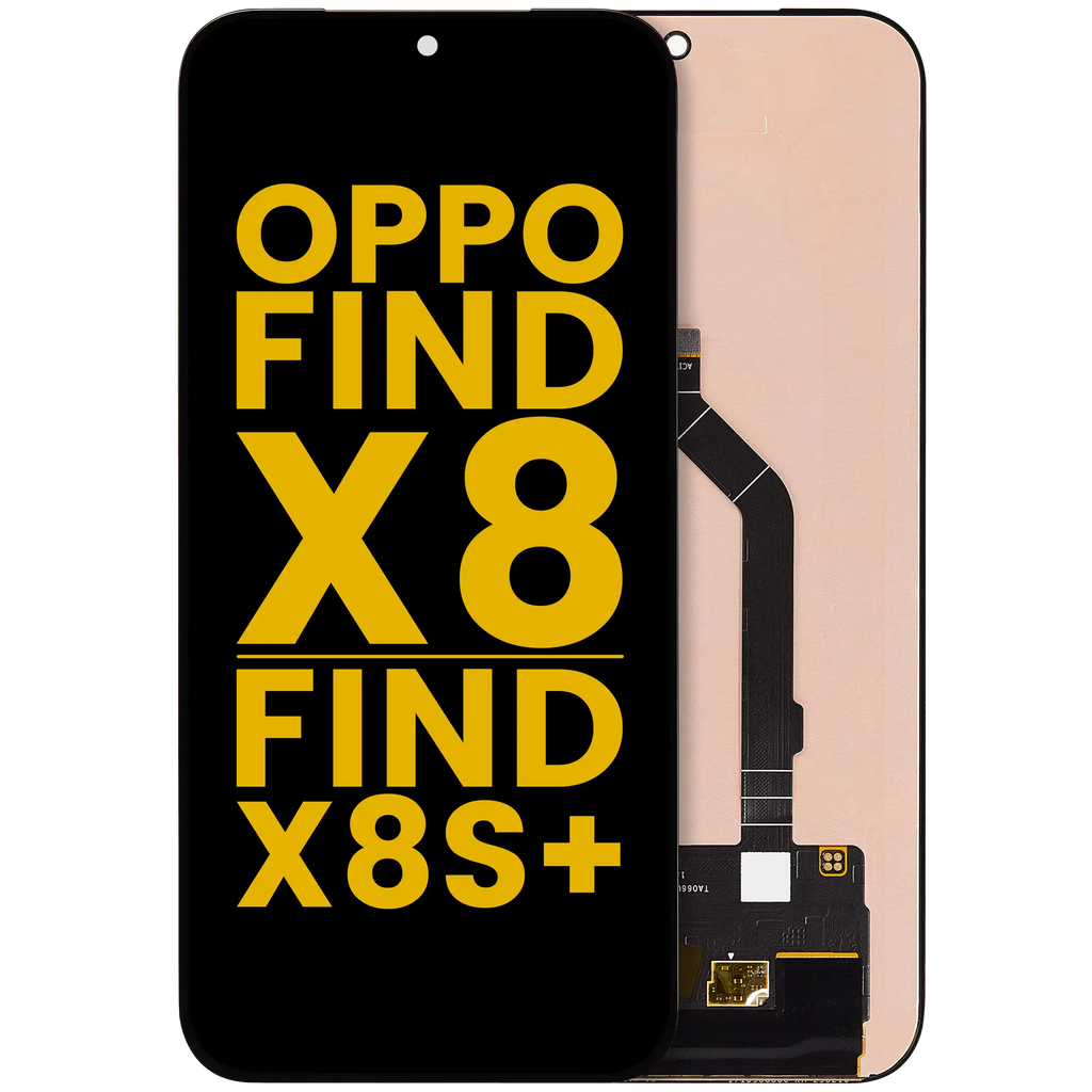 OLED-Display ohne Rahmen für Oppo Find X8 / Find X8s+ (Refurbished) (Alle Farben)