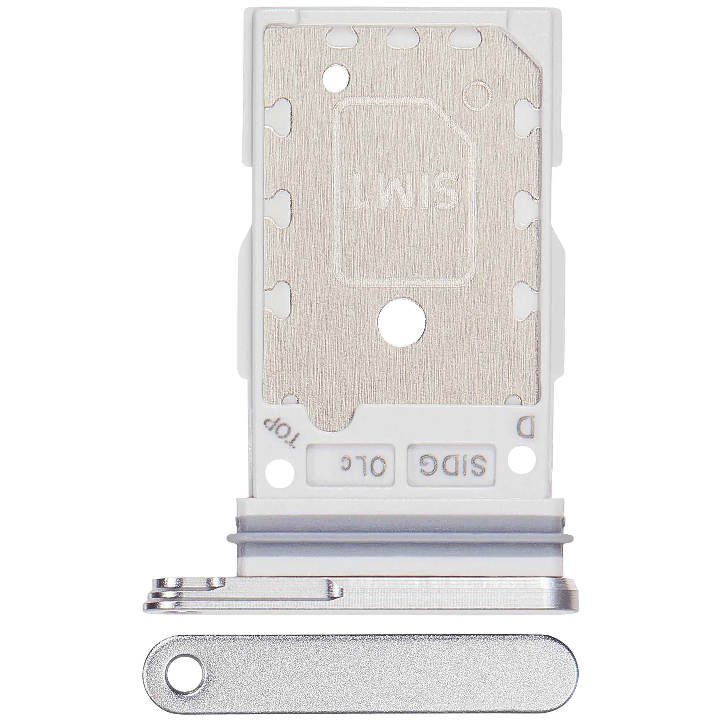 Dual Sim Card Tray für Samsung Galaxy S26 Plus (S947) (Weiß)