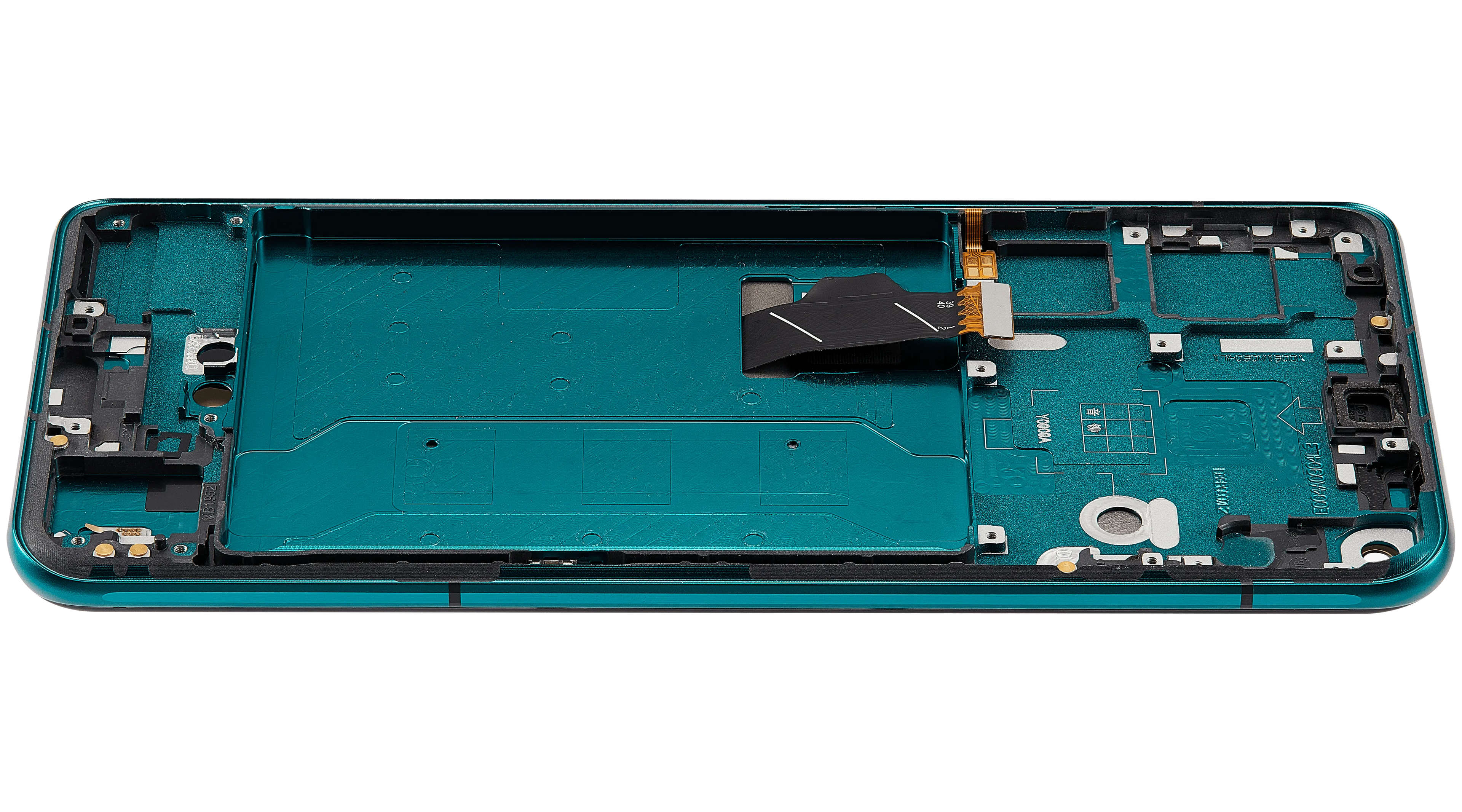 OLED-Display mit Rahmen Compatible für Huawei Nova 7 (2020) (Refurbished) (Forest Green)