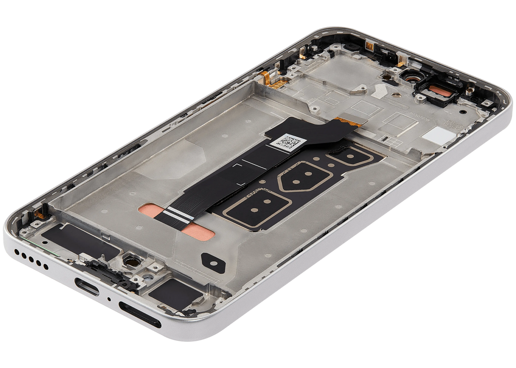 OLED-Display mit Rahmen für Honor 400 (Refurbished) (Meteor Silver)