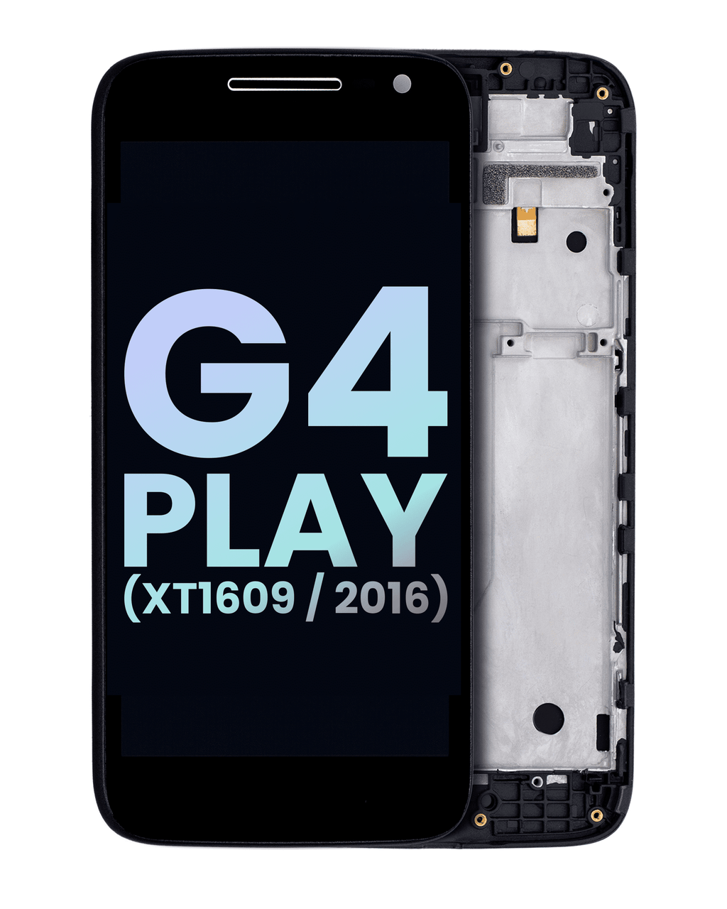 LCD Assembly with Frame for Motorola Moto G4 Play (XT1609 / 2016) (Original OEM) (Black)