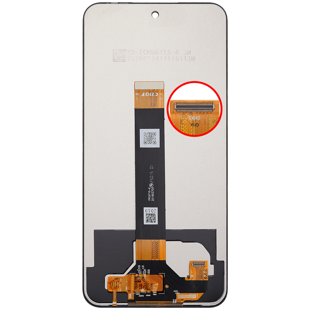 LCD-Display ohne Rahmen für TCL 60 SE (T517H) / 60R (T519H) (Aftermarket Plus) (Alle Farben)