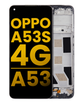 LCD-Display mit Rahmen für OPPO A53S 4G / A53 (Refurbished) (Alle Farben)