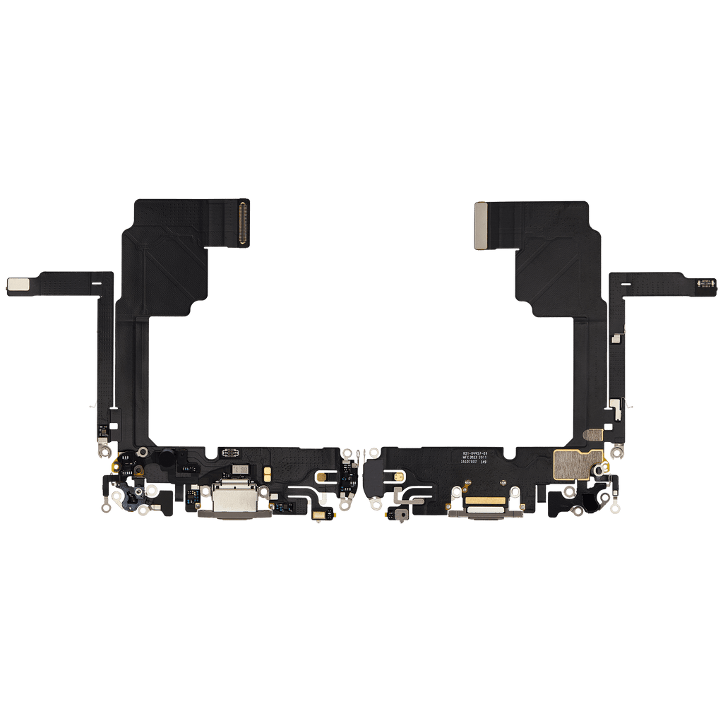 Ladebuchse Flex Cable für iPhone 15 Pro (gebrauchter OEM-Ausbau) (Natural Titanium)