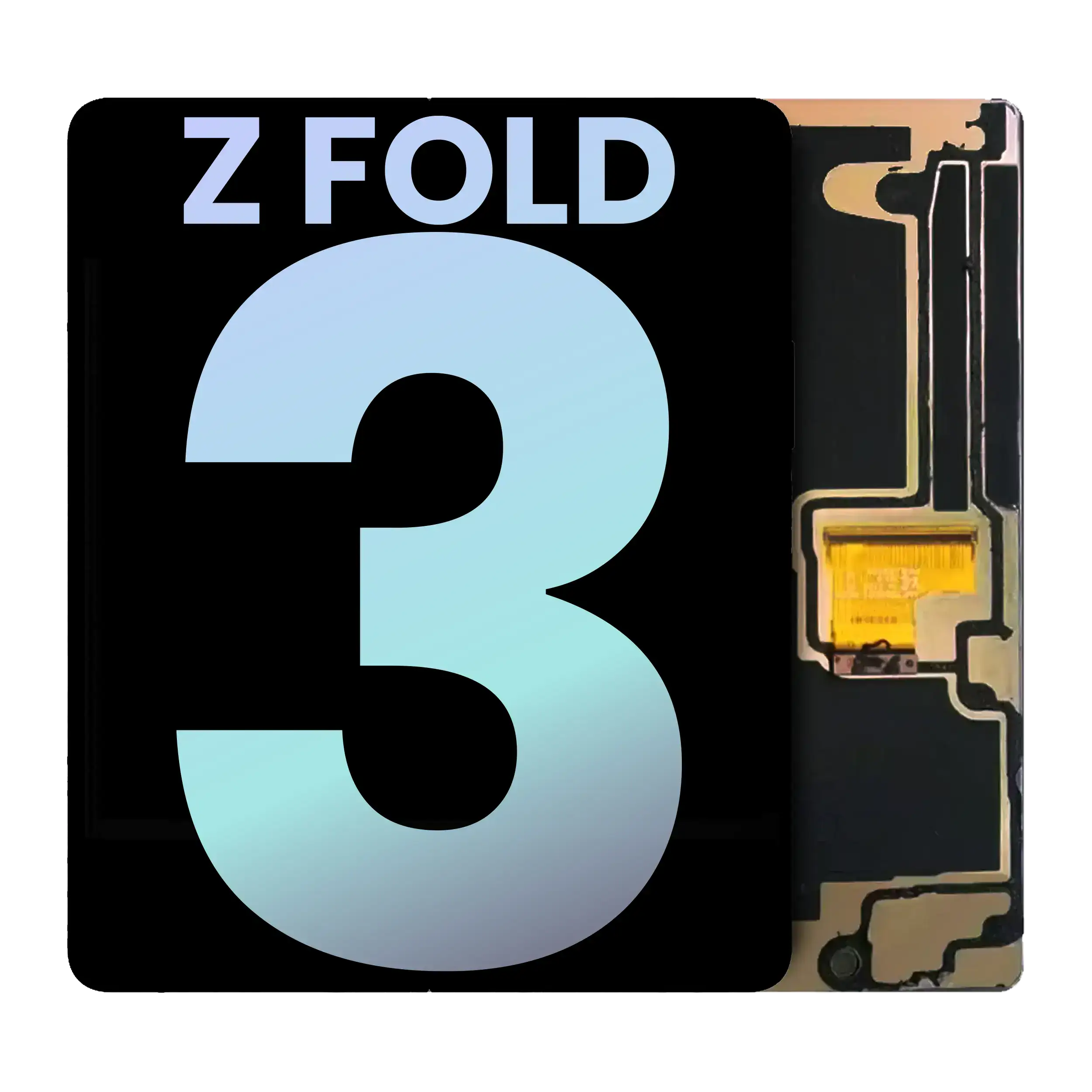 Internal OLED Display without Frame for Samsung Galaxy Z Fold 3 5G (US & International) (Service Pack) (All Colors)