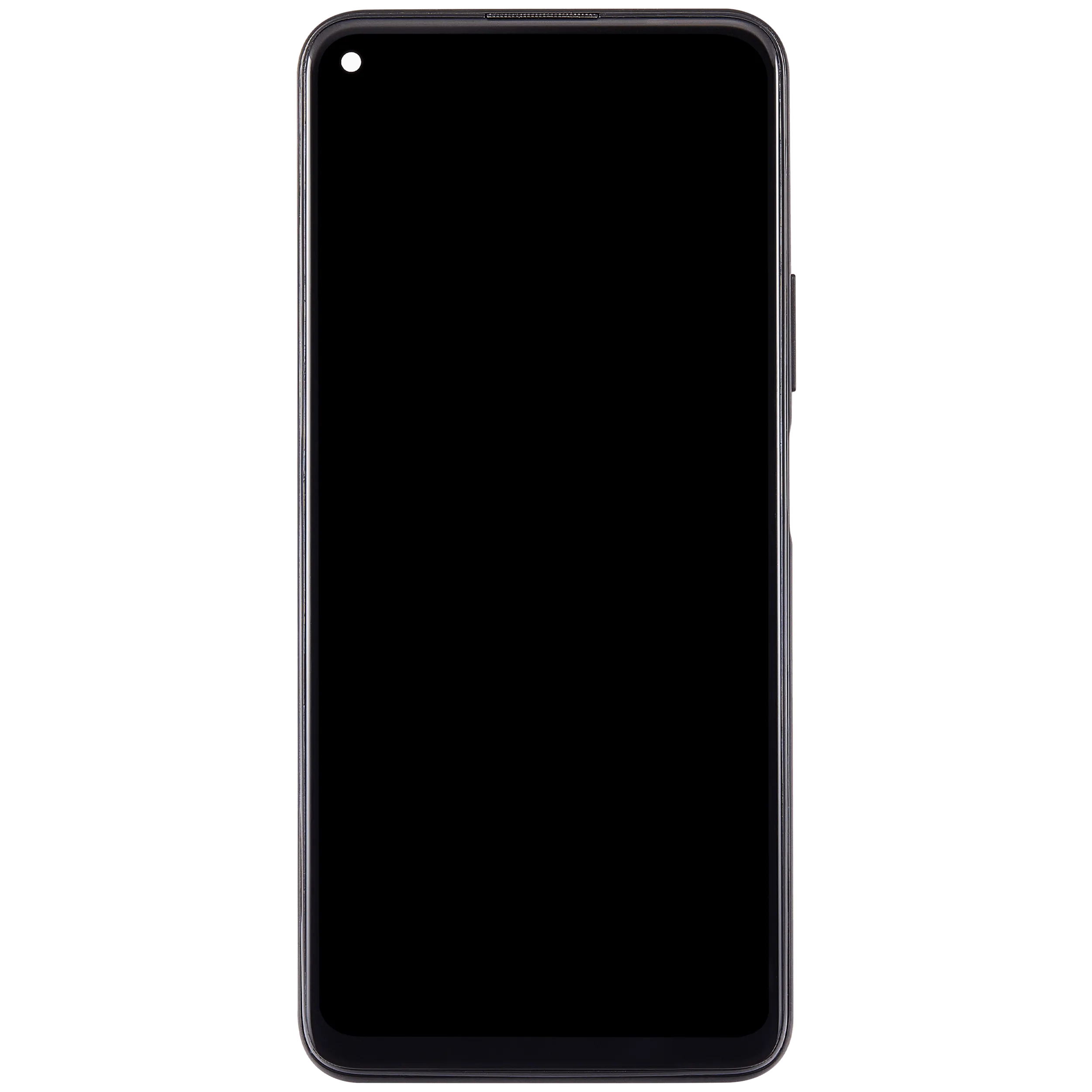 LCD-Display mit Rahmen für Huawei Nova 7 SE (2020) (Refurbished) (Schwarz)