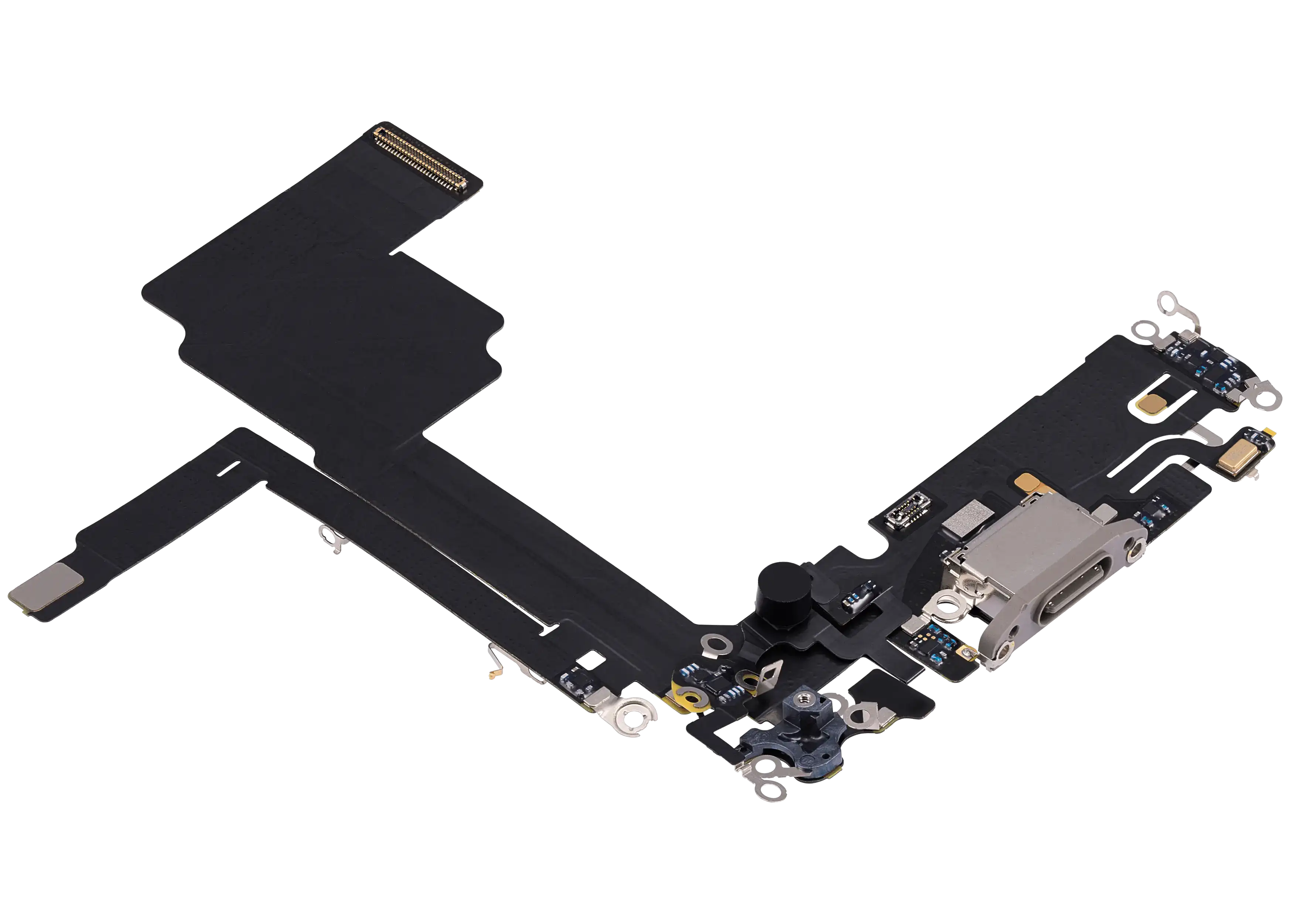 Ladebuchse Flex Cable für iPhone 15 Pro (gebrauchter OEM-Ausbau) (Natural Titanium)