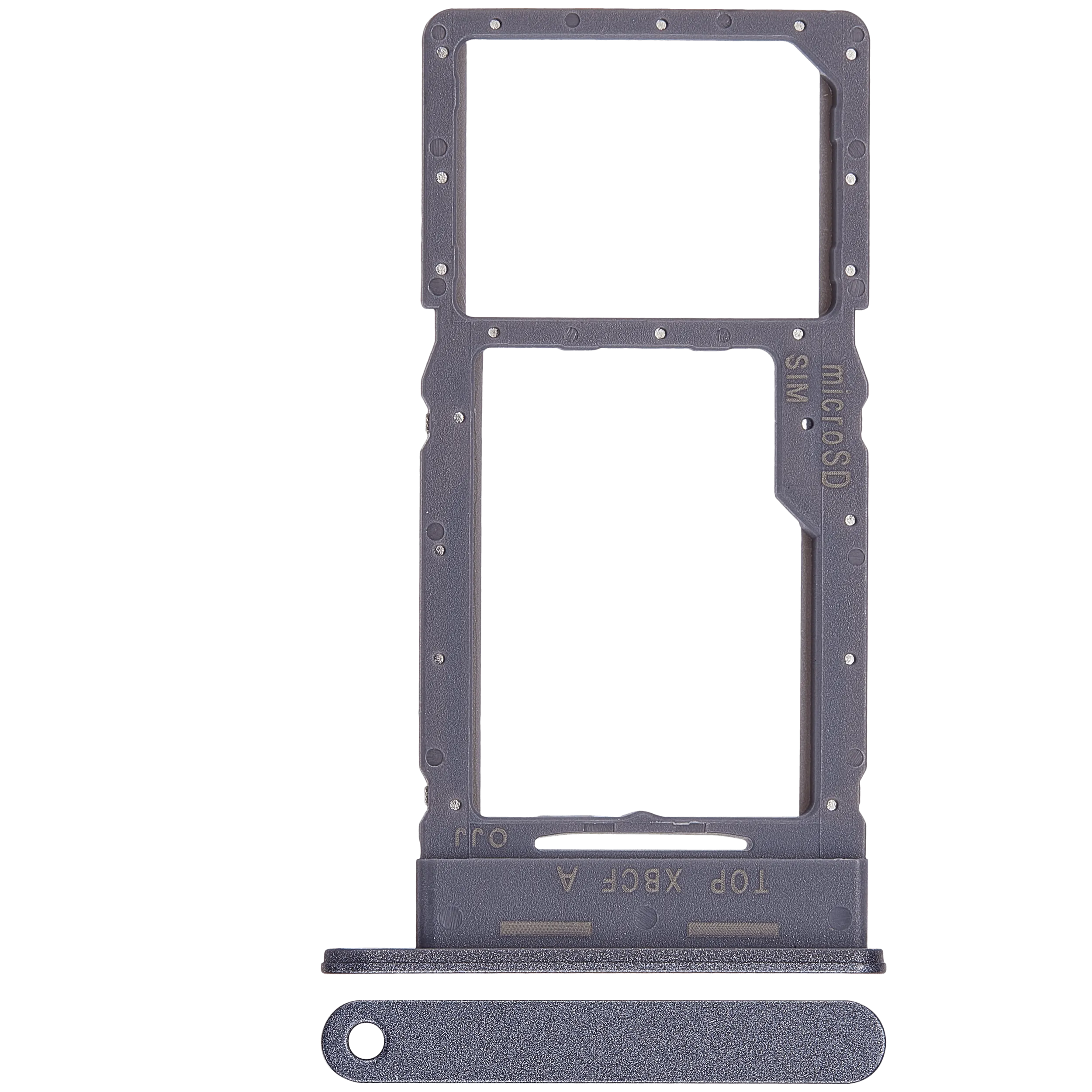 Dual Sim Card Tray für Samsung Galaxy Tab A11 Plus (X236B) (Schwarz)