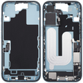 Midframe/Rahmen mit Ladebuchse Flex & Small Parts für iPhone 16 (US-Version) (gebrauchter OEM-Ausbau, Qualität C) (Teal)