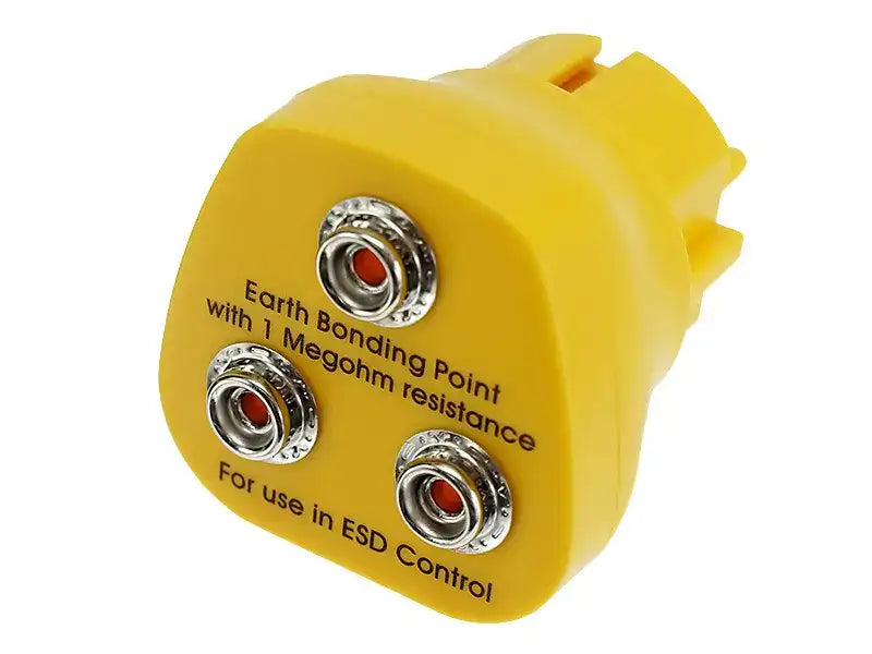 Erdungsstecker (3 x 10mm) Bolzen (ESD-sicher) (UK-Version)